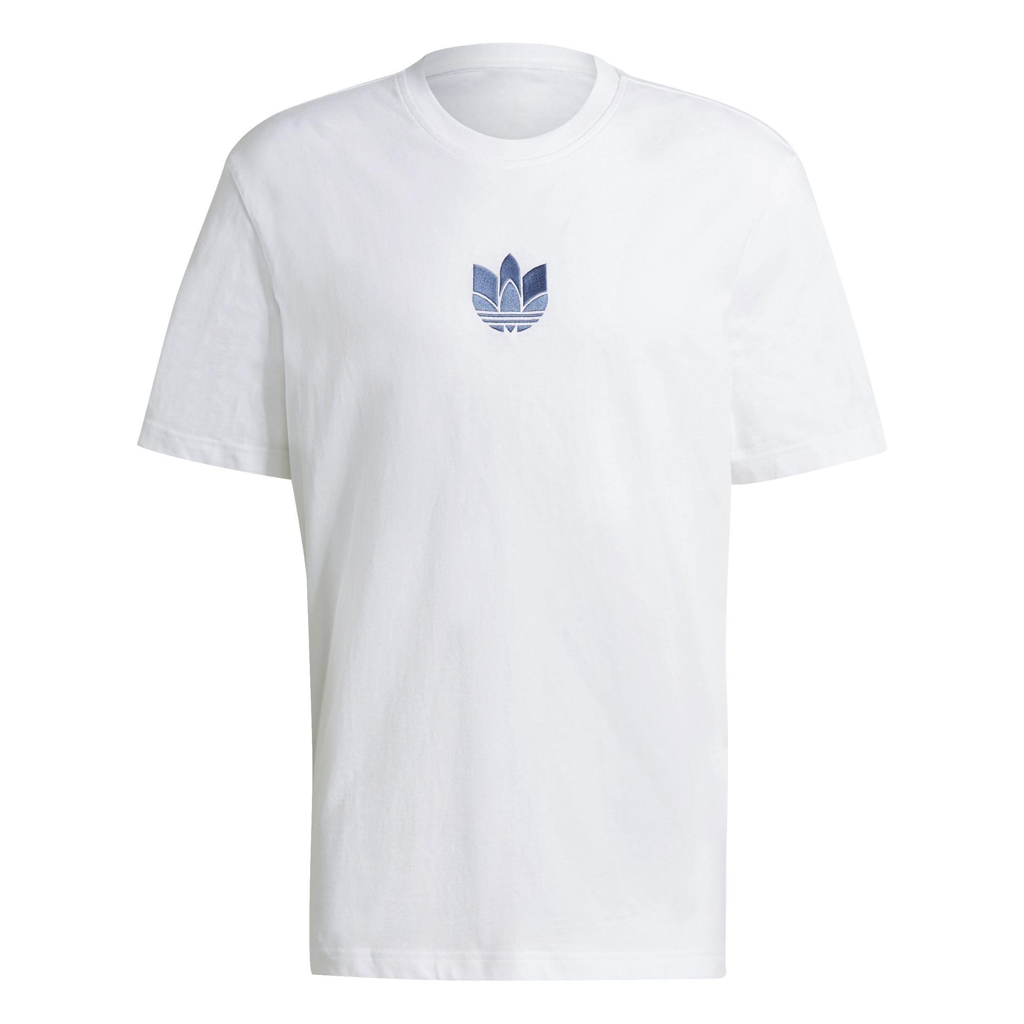 Loungewear Adicolor 3D Trefoil T-Shirt, White, A901_ONE, large image number 1