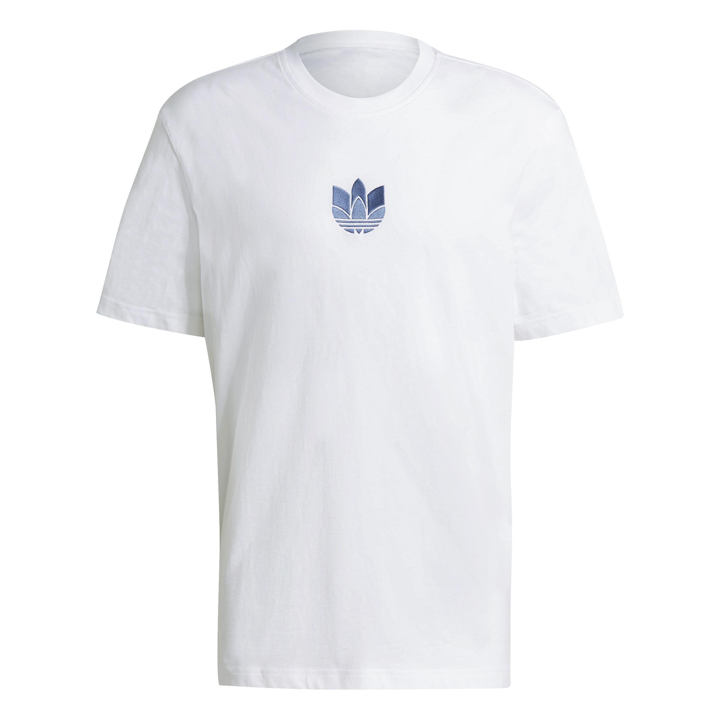 Loungewear Adicolor 3D Trefoil T-Shirt, White, A901_ONE, large image number 5