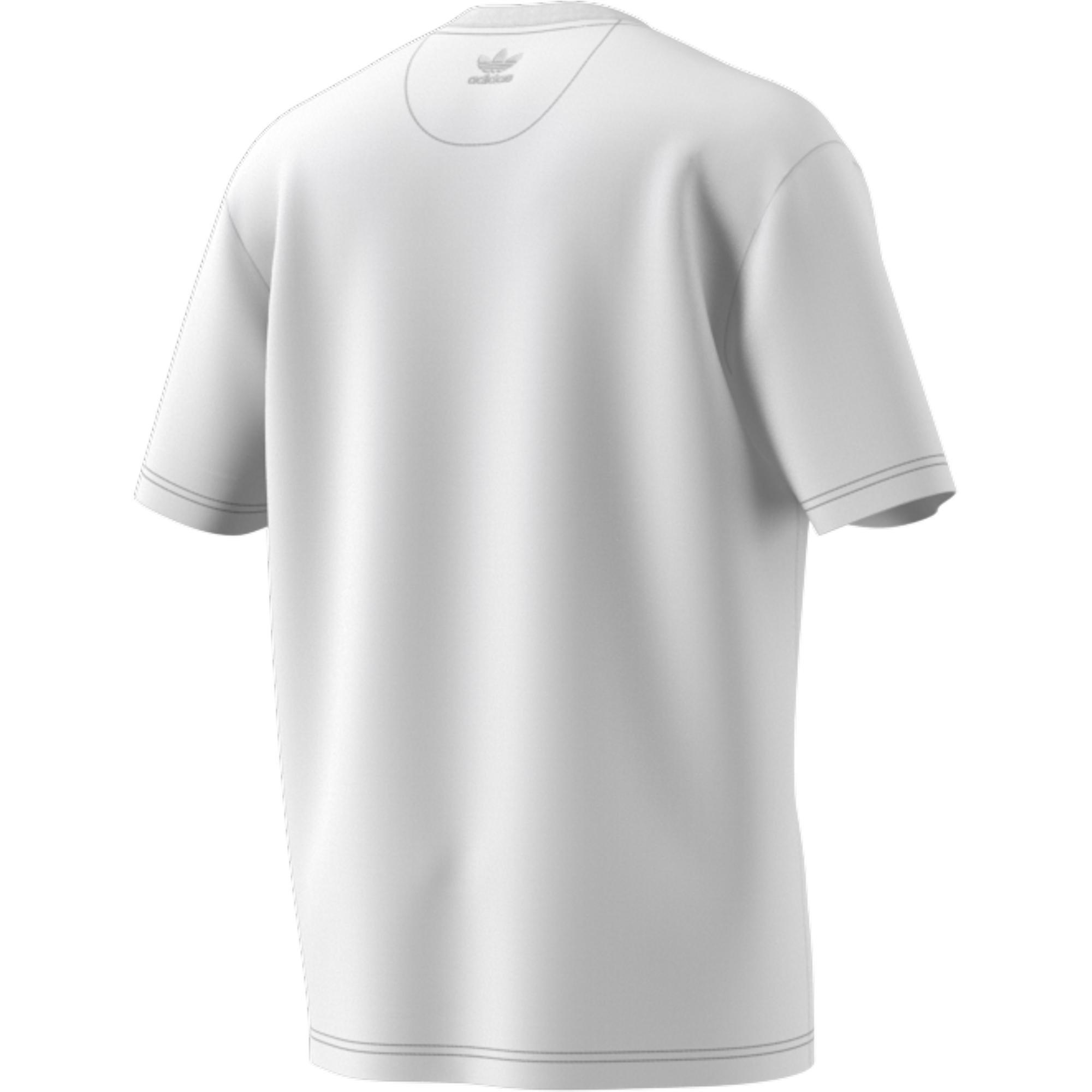 Loungewear Adicolor 3D Trefoil T-Shirt, White, A901_ONE, large image number 6