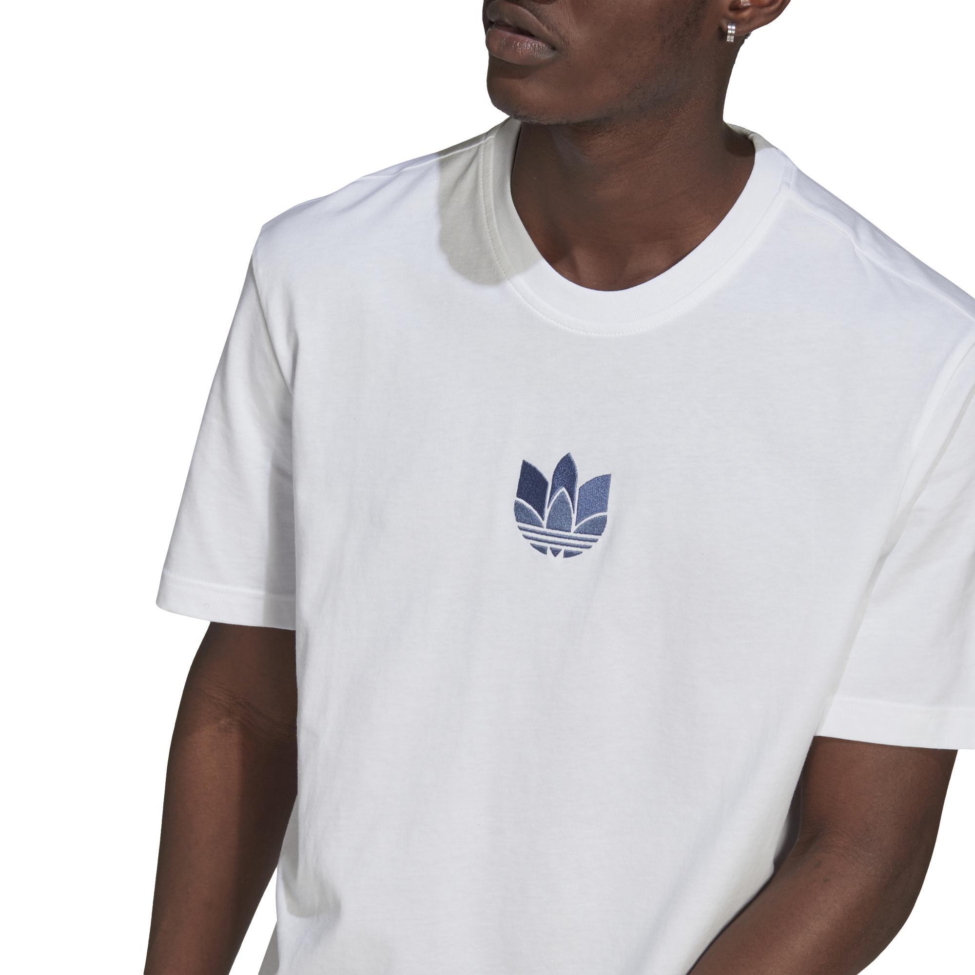 Loungewear Adicolor 3D Trefoil T-Shirt, White, A901_ONE, large image number 8