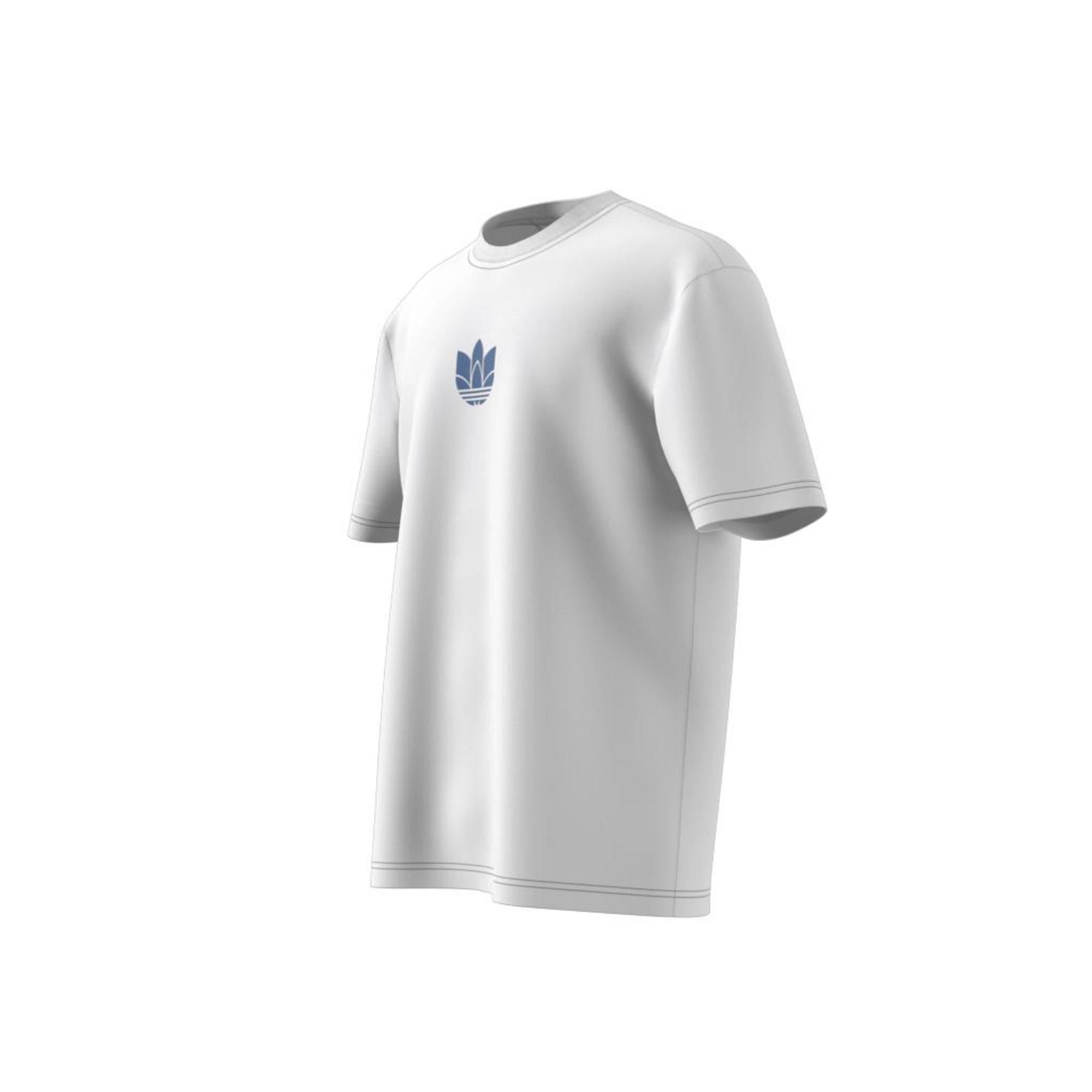 Loungewear Adicolor 3D Trefoil T-Shirt, White, A901_ONE, large image number 10