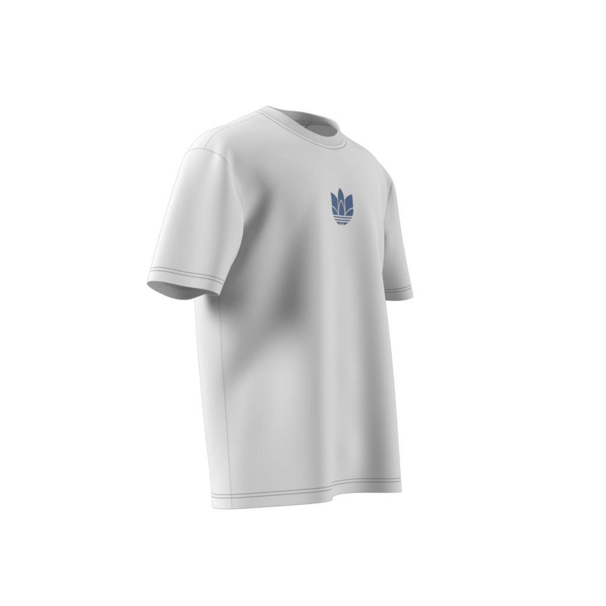 Loungewear Adicolor 3D Trefoil T-Shirt, White, A901_ONE, large image number 14