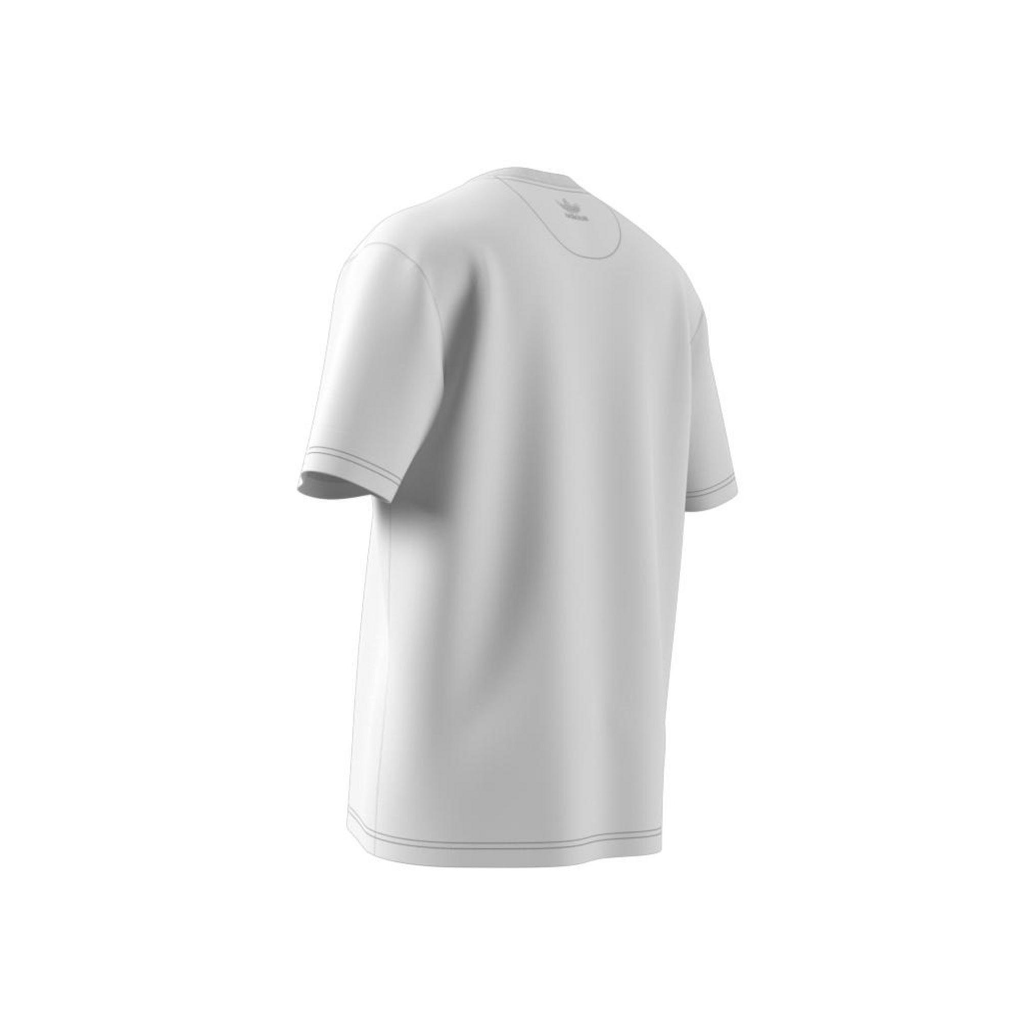 Loungewear Adicolor 3D Trefoil T-Shirt, White, A901_ONE, large image number 15