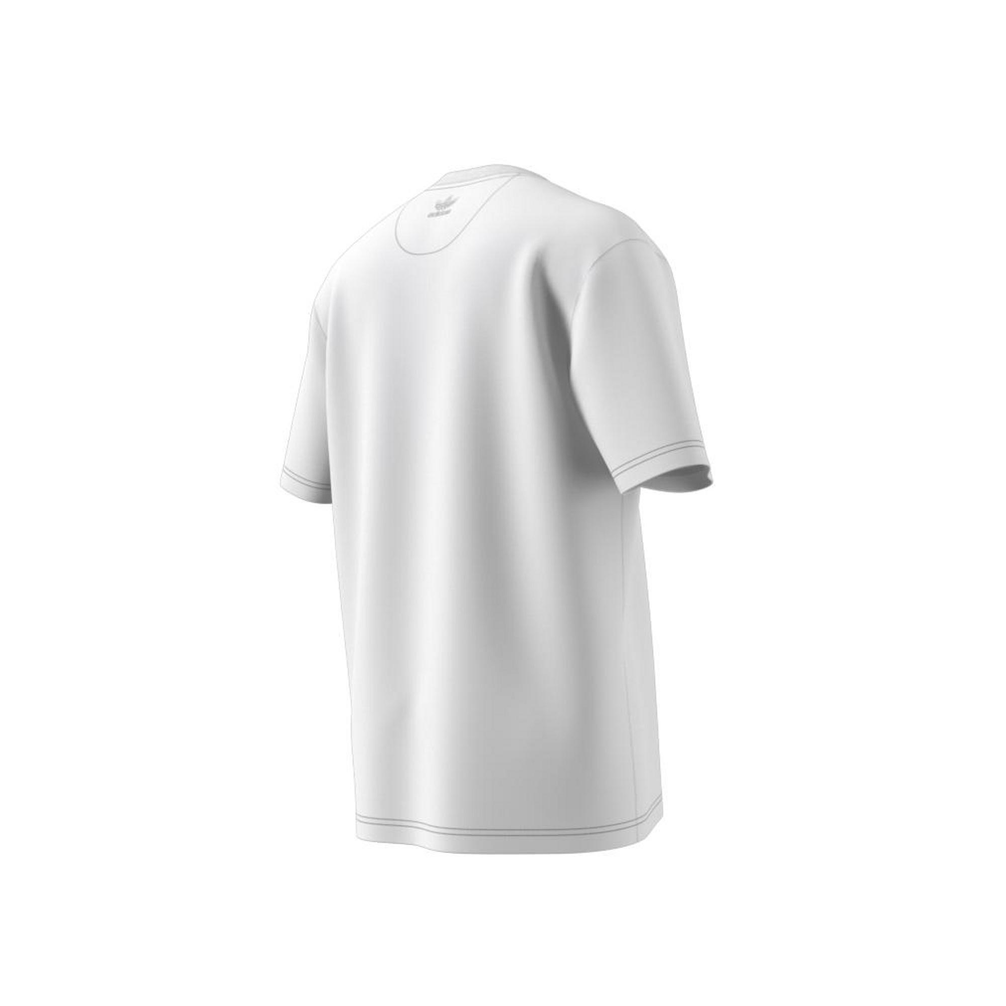 Loungewear Adicolor 3D Trefoil T-Shirt, White, A901_ONE, large image number 17