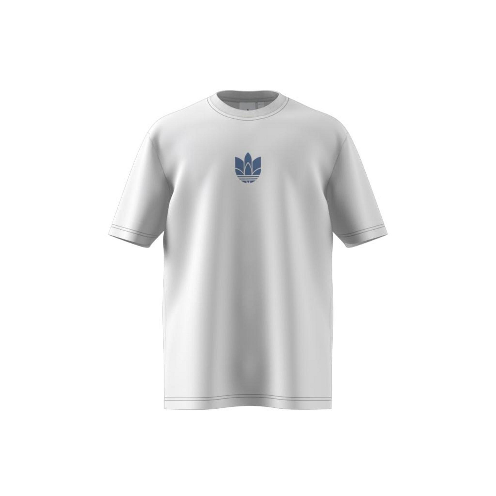 Loungewear Adicolor 3D Trefoil T-Shirt, White, A901_ONE, large image number 18