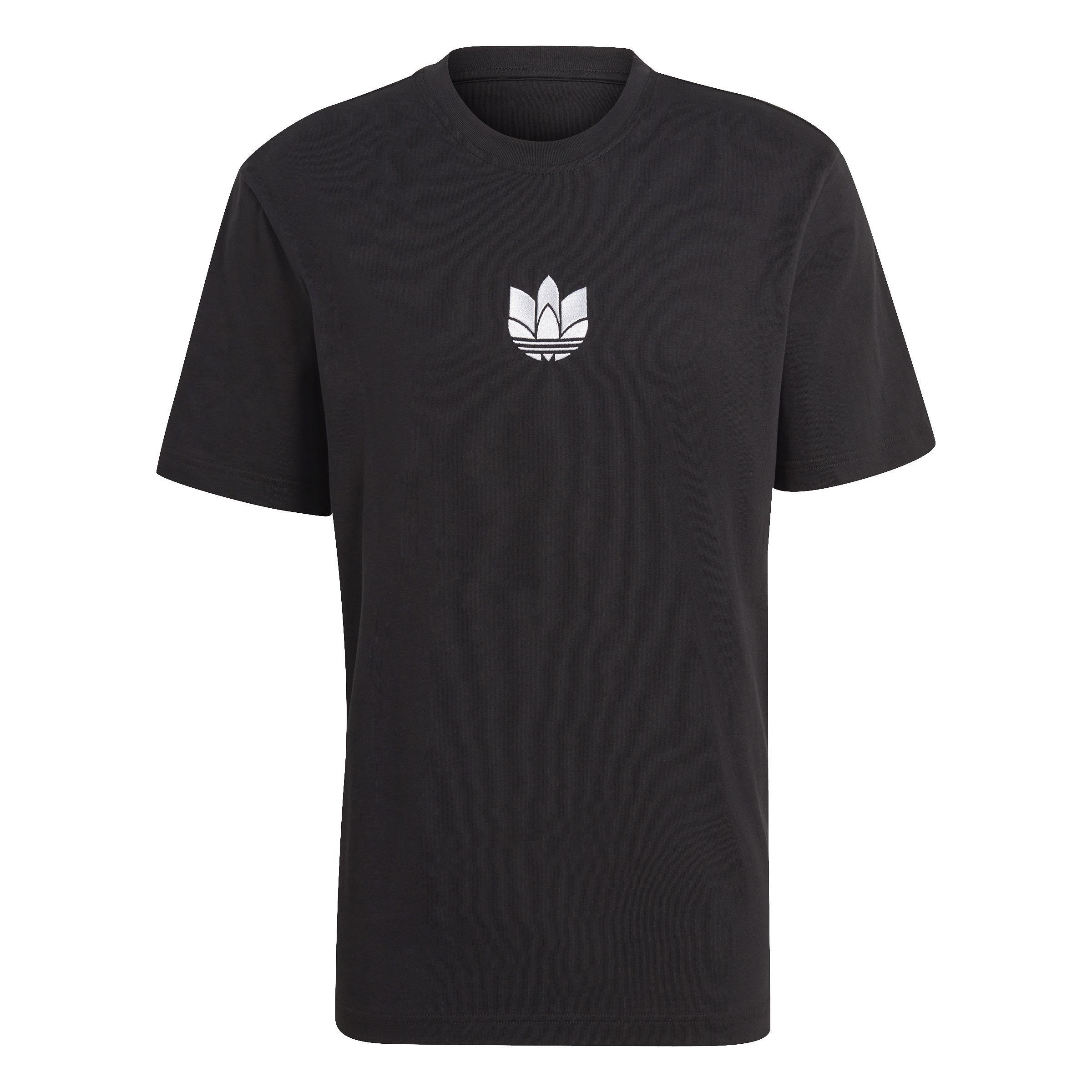 Loungewear Adicolor 3D Trefoil T-Shirt, Black, , large image number 1