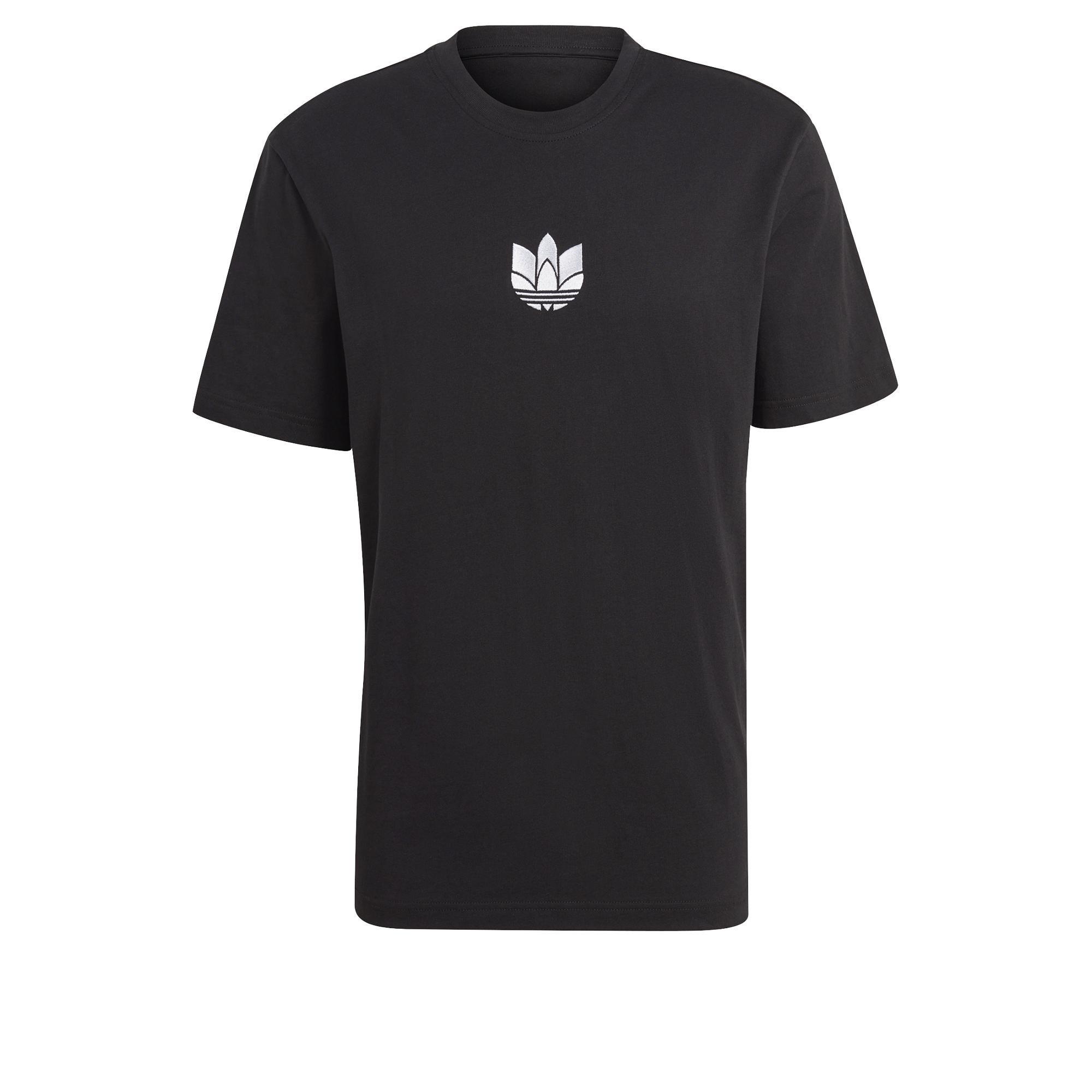 Loungewear Adicolor 3D Trefoil T-Shirt, Black, , large image number 3