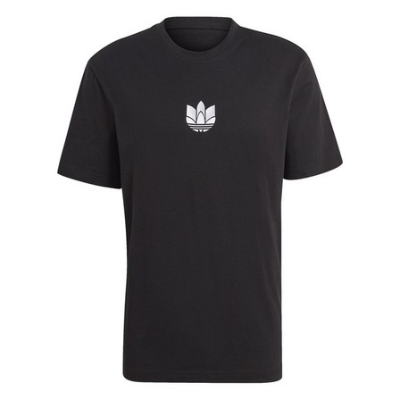 Men Loungewear Adicolor 3D Trefoil T-Shirt, Black, A901_ONE, large image number 4