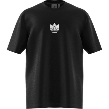 Men Loungewear Adicolor 3D Trefoil T-Shirt, Black, A901_ONE, large image number 5