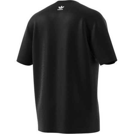 Men Loungewear Adicolor 3D Trefoil T-Shirt, Black, A901_ONE, large image number 6