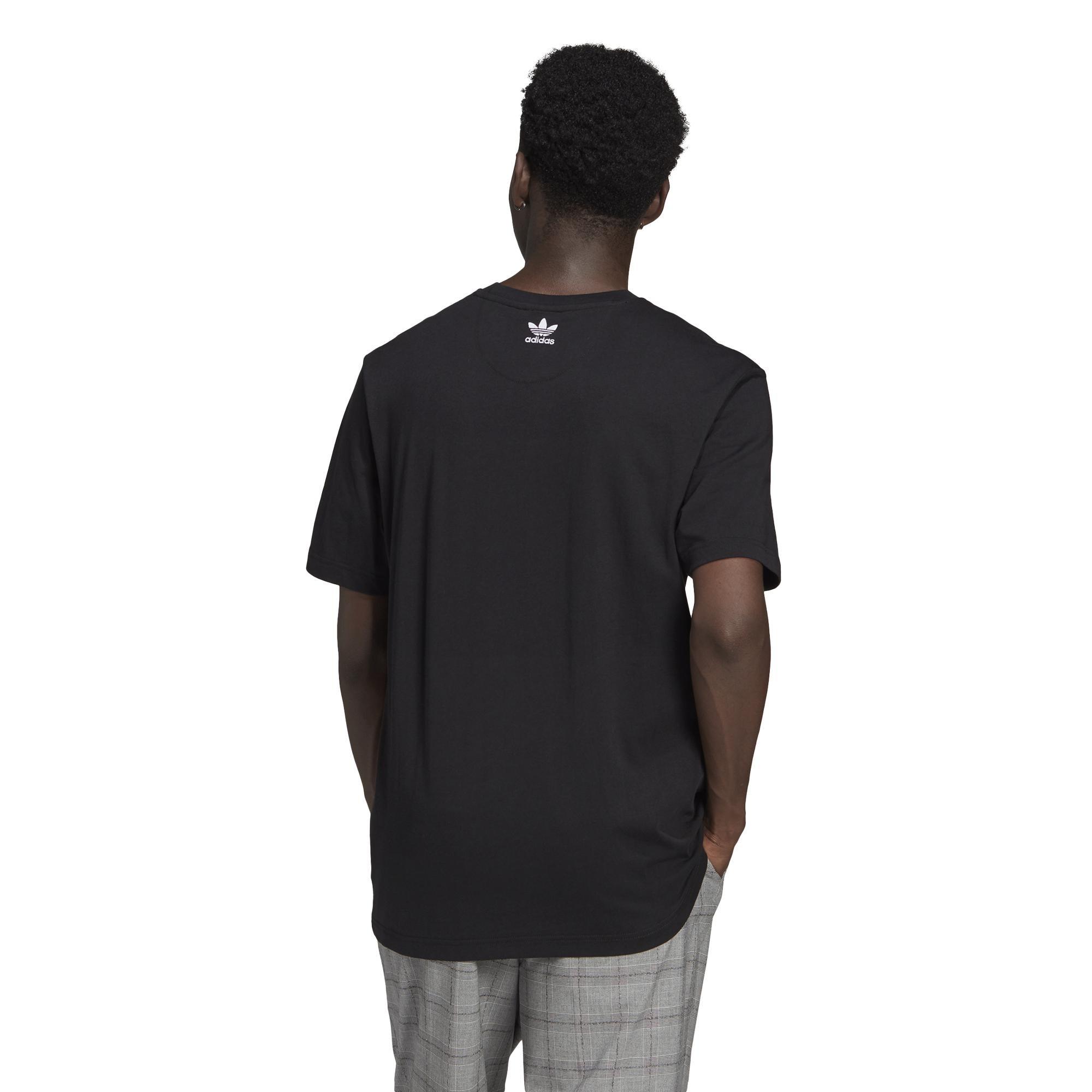 Loungewear Adicolor 3D Trefoil T-Shirt, Black, , large image number 7
