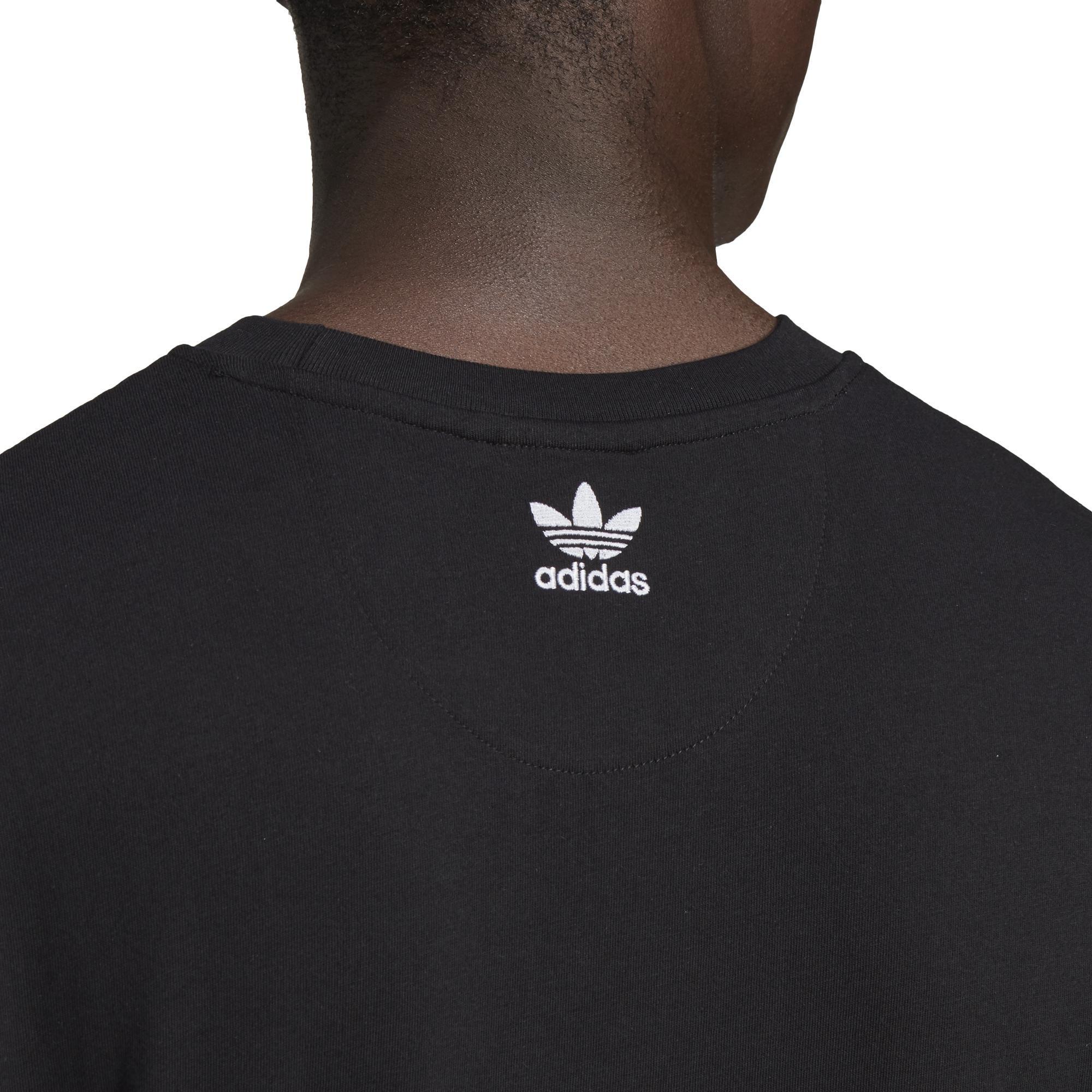 Loungewear Adicolor 3D Trefoil T-Shirt, Black, , large image number 8