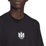 Men Loungewear Adicolor 3D Trefoil T-Shirt, Black, A901_ONE, thumbnail image number 9