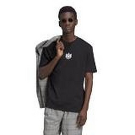 Men Loungewear Adicolor 3D Trefoil T-Shirt, Black, A901_ONE, large image number 20