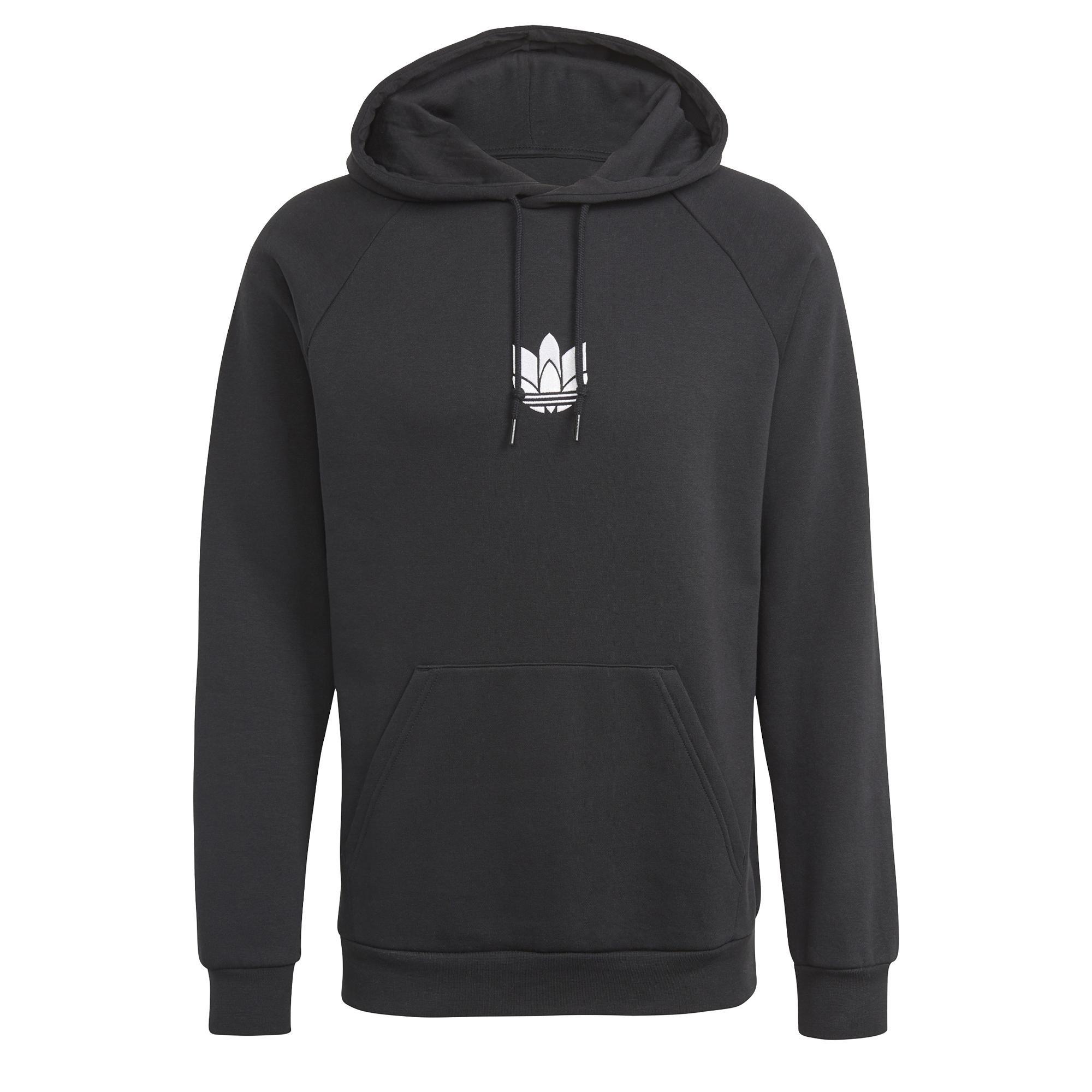 LOUNGEWEAR Adicolor 3D Trefoil Graphic Hoodie, Black, , large image number 3