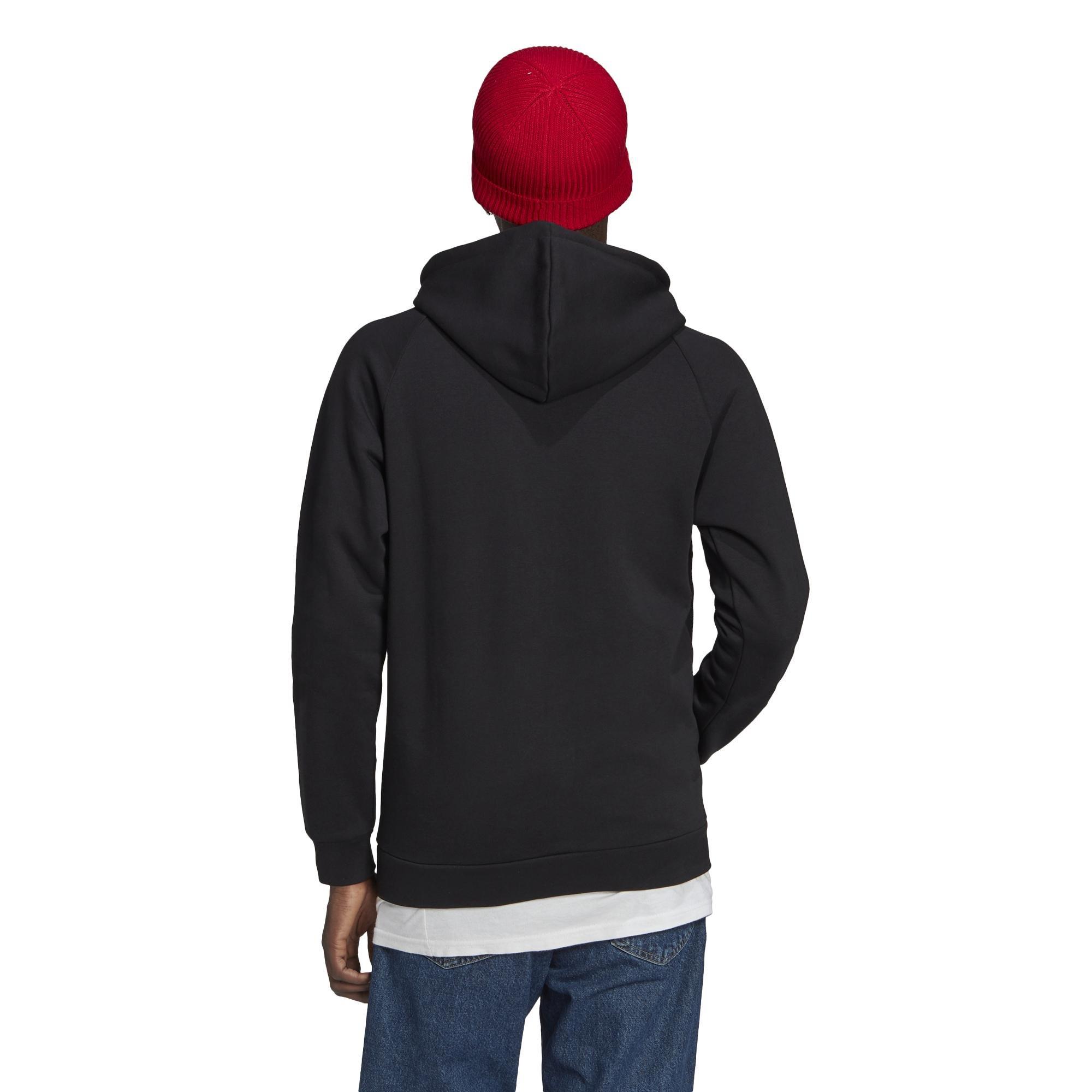 LOUNGEWEAR Adicolor 3D Trefoil Graphic Hoodie, Black, A901_ONE, large image number 6