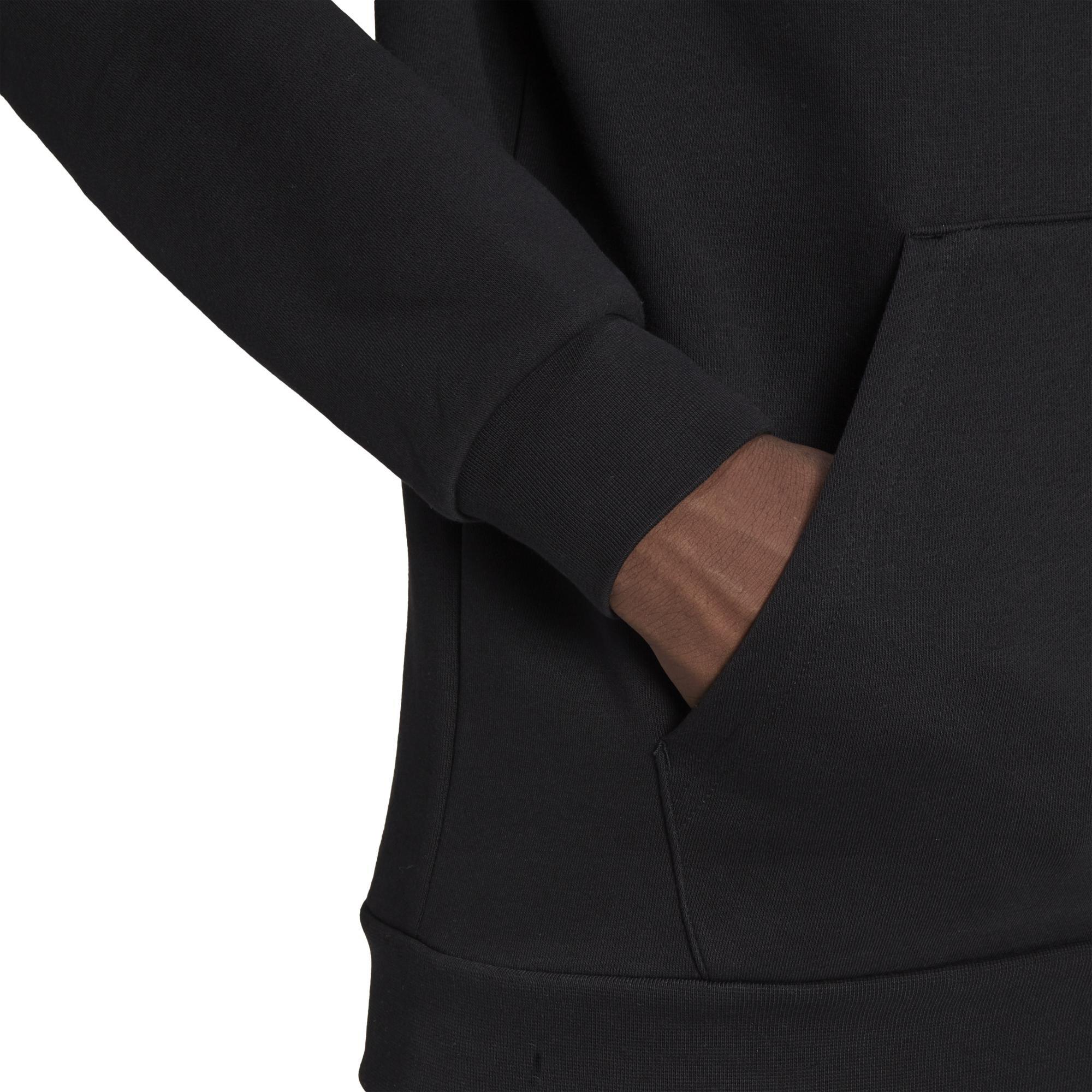 LOUNGEWEAR Adicolor 3D Trefoil Graphic Hoodie, Black, A901_ONE, large image number 8