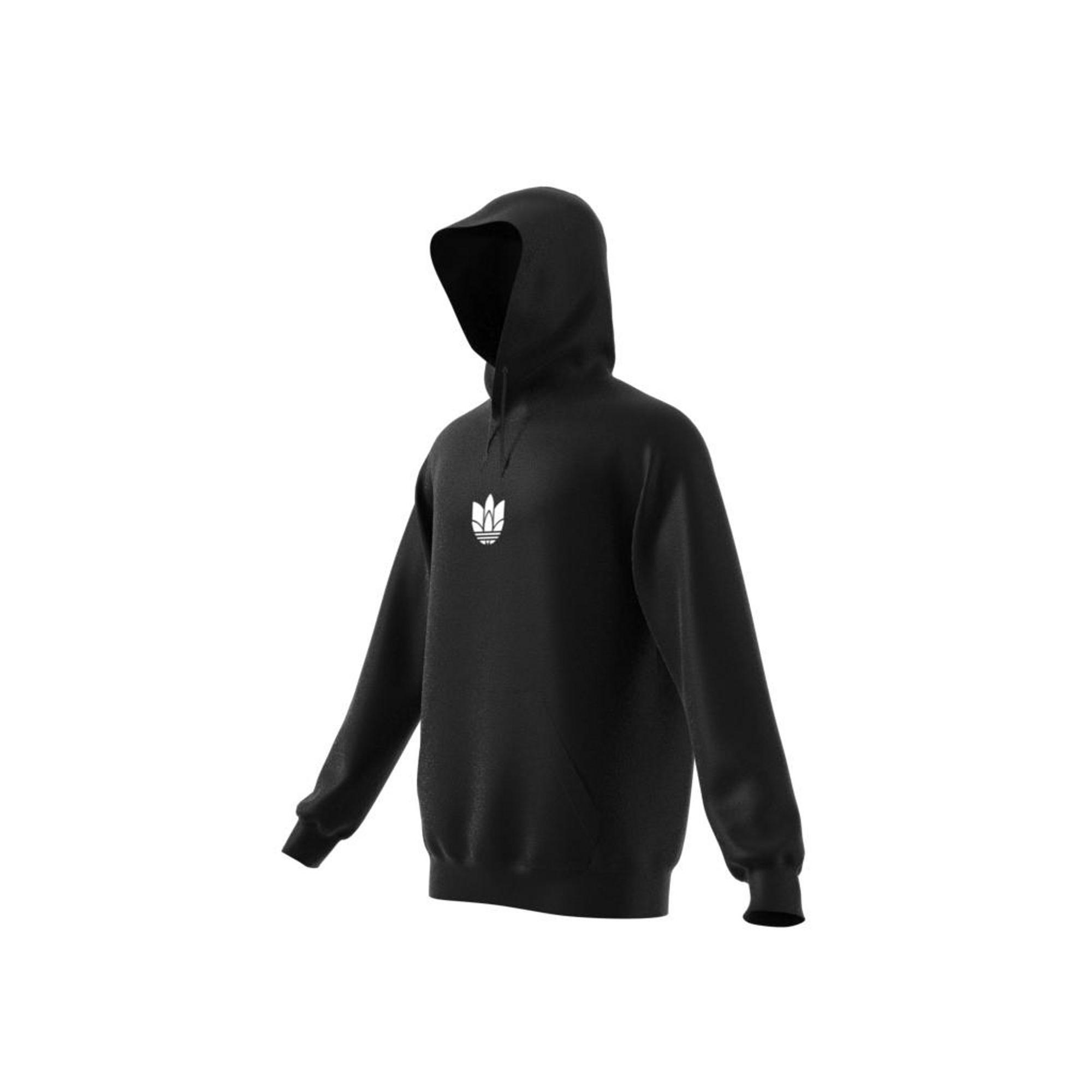 LOUNGEWEAR Adicolor 3D Trefoil Graphic Hoodie, Black, A901_ONE, large image number 11