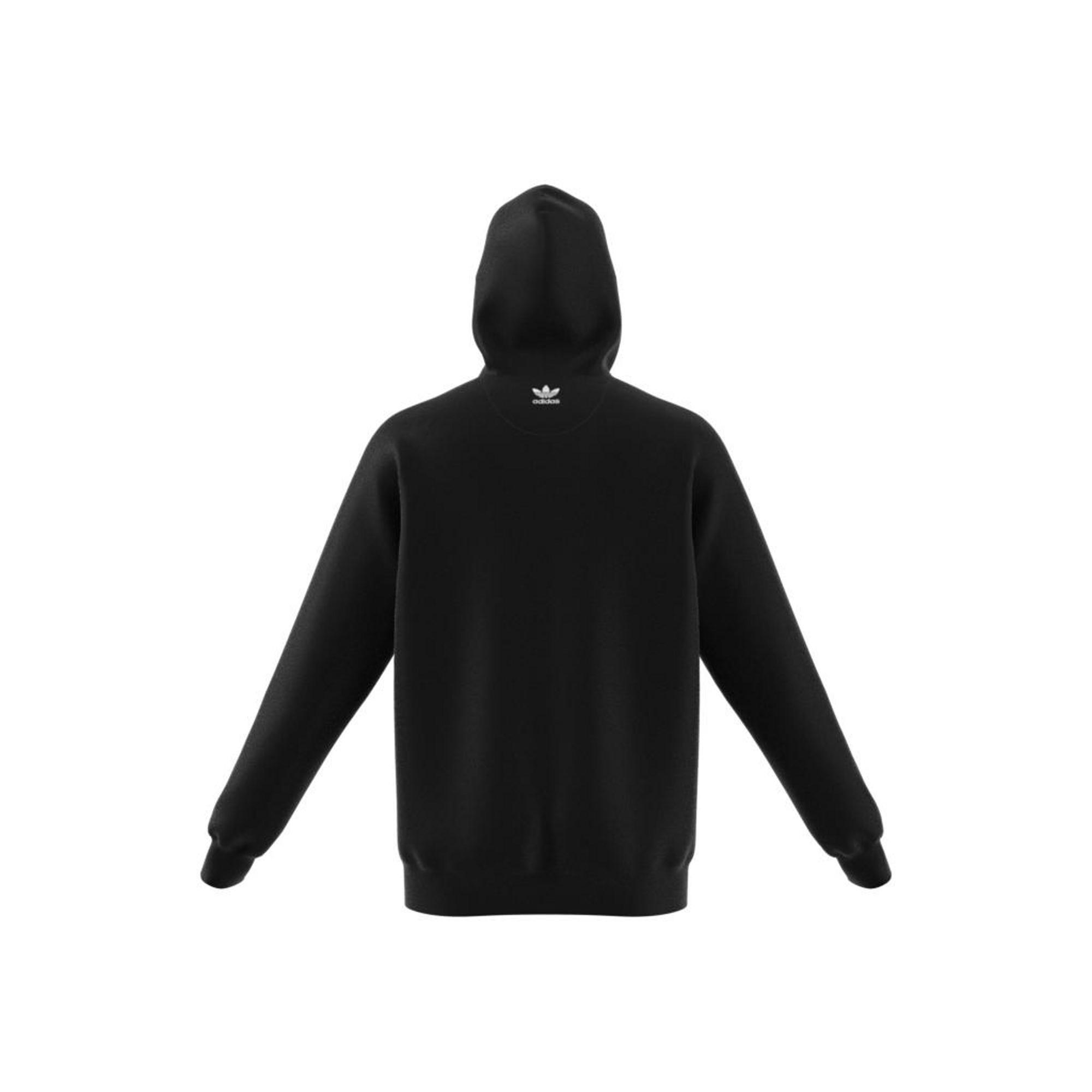 LOUNGEWEAR Adicolor 3D Trefoil Graphic Hoodie, Black, A901_ONE, large image number 12