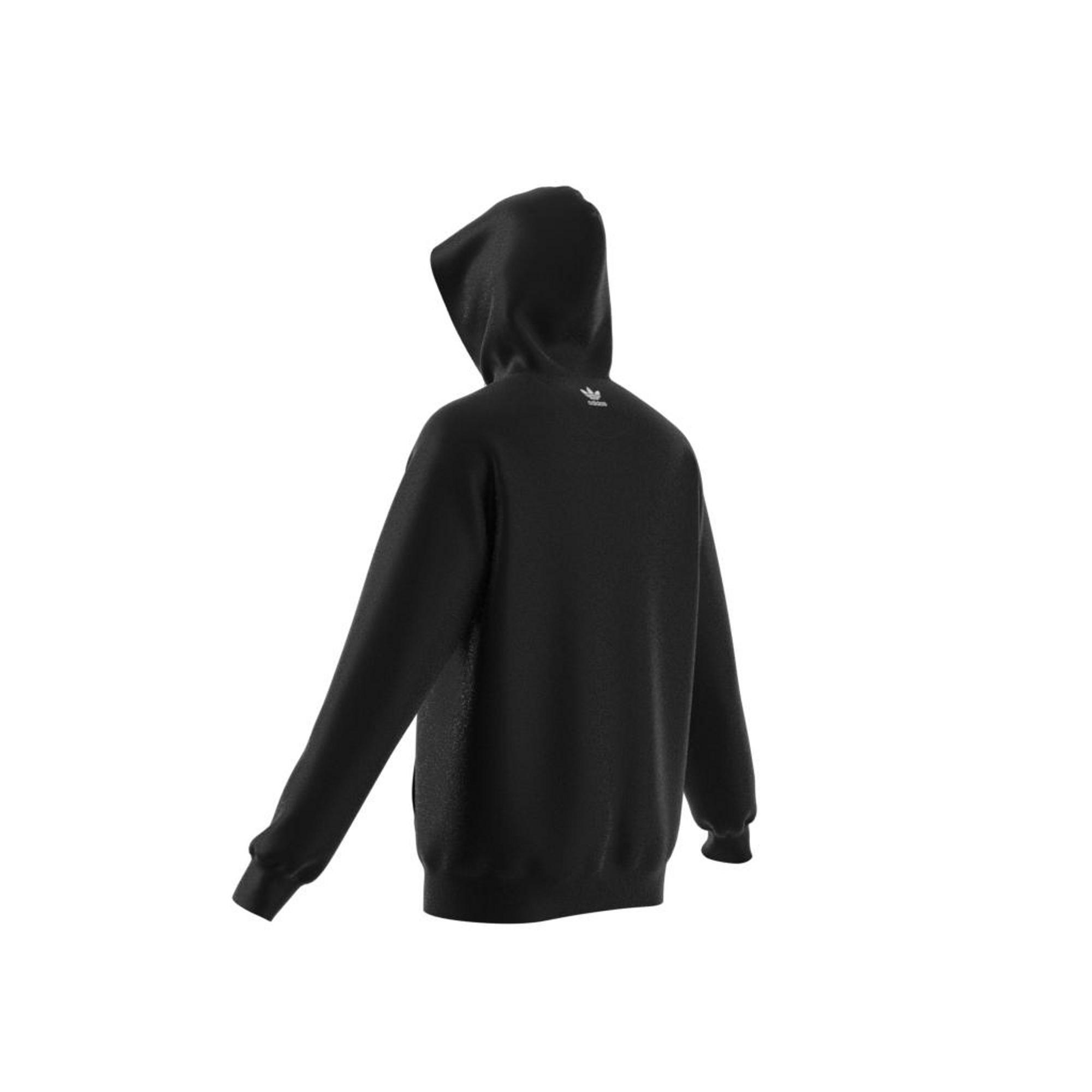 LOUNGEWEAR Adicolor 3D Trefoil Graphic Hoodie, Black, A901_ONE, large image number 14