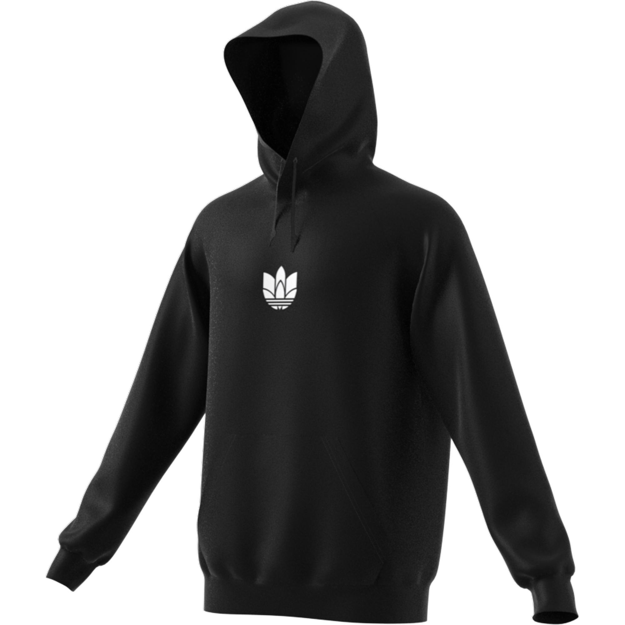 LOUNGEWEAR Adicolor 3D Trefoil Graphic Hoodie, Black, A901_ONE, large image number 15