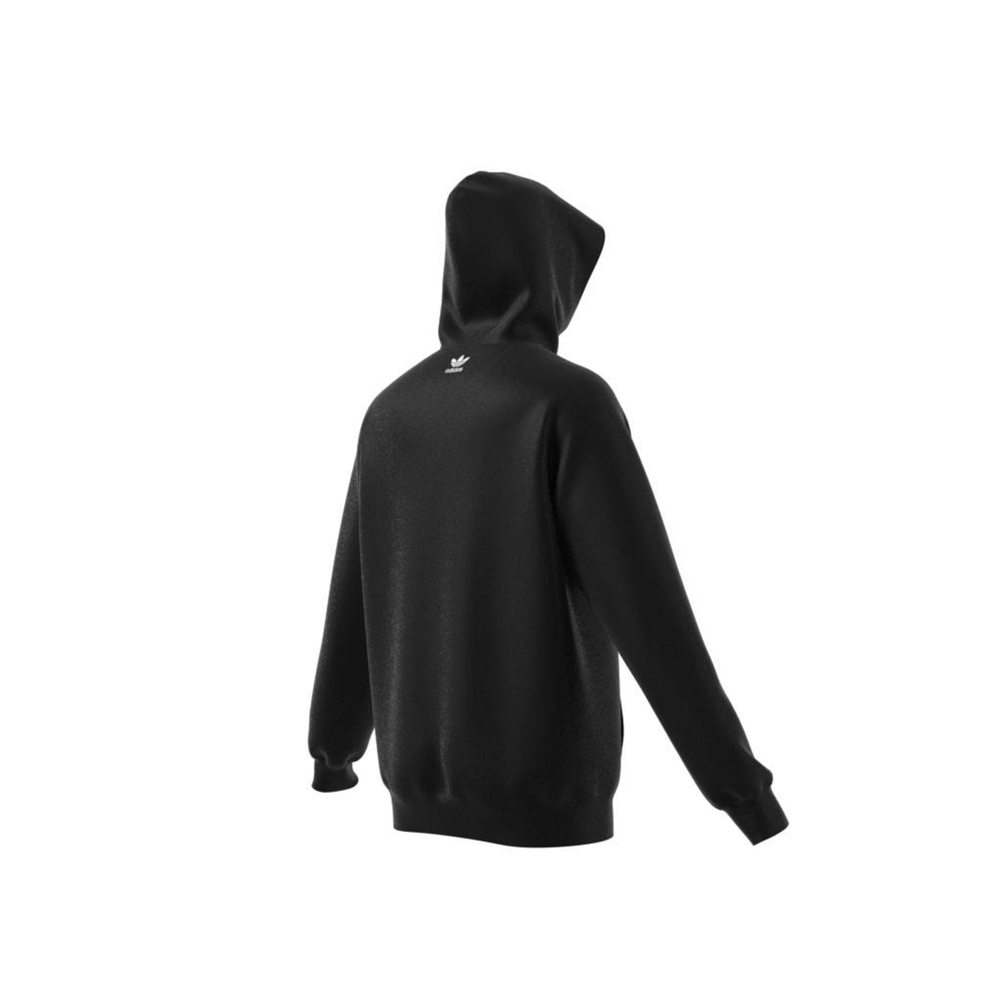 LOUNGEWEAR Adicolor 3D Trefoil Graphic Hoodie, Black, A901_ONE, large image number 17