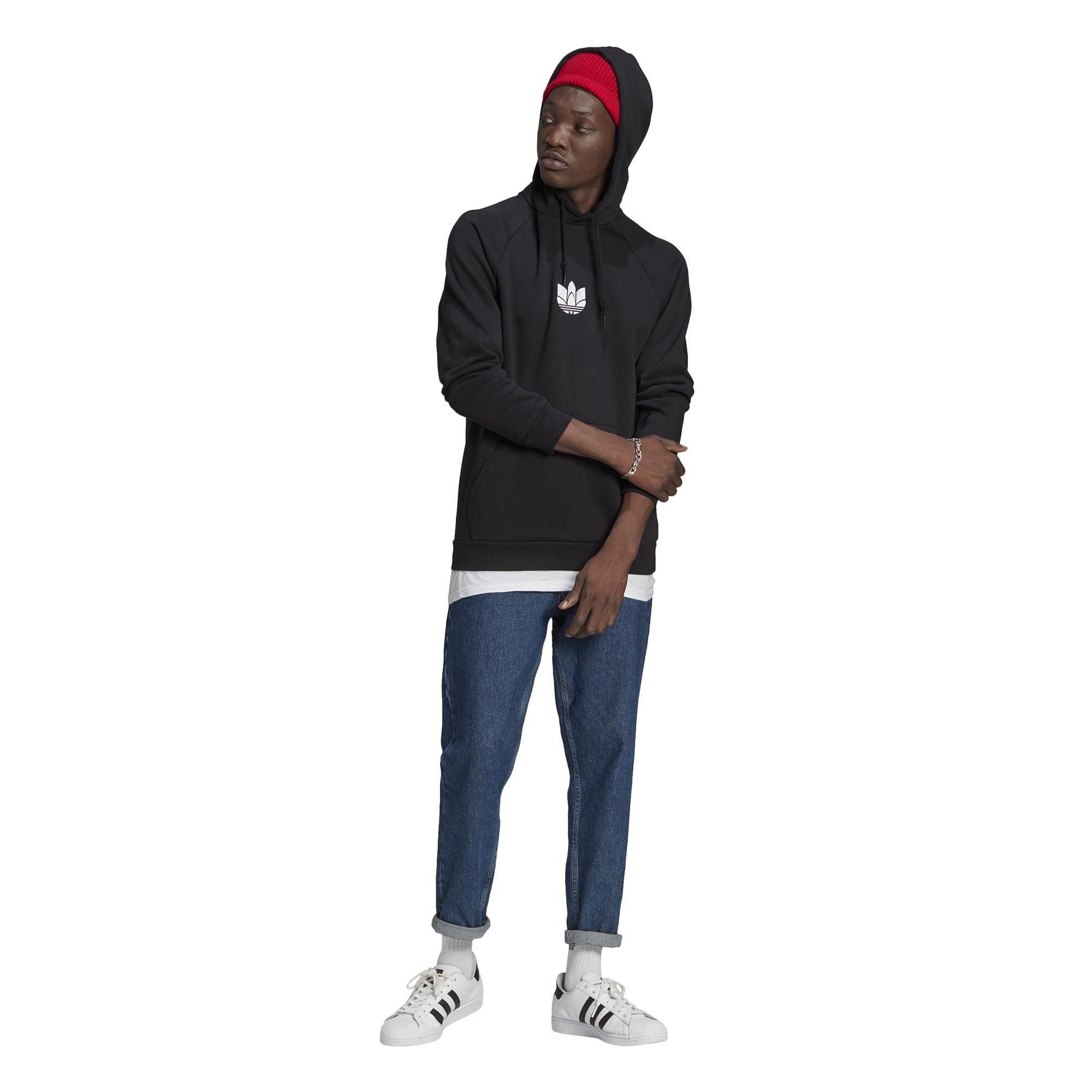 LOUNGEWEAR Adicolor 3D Trefoil Graphic Hoodie, Black, , large image number 20