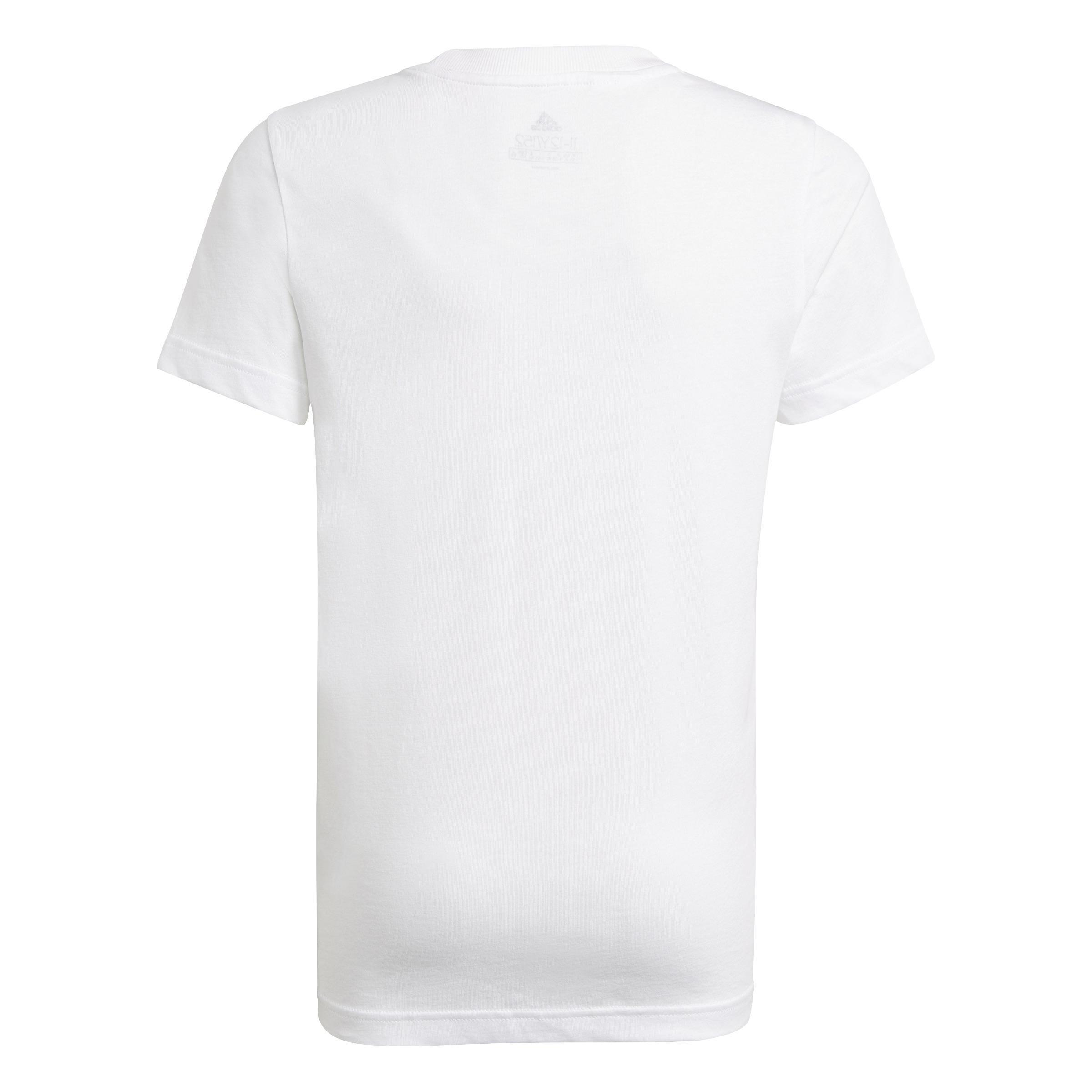 Kids Boys Essentials T-Shirt, White, A901_ONE, large image number 2