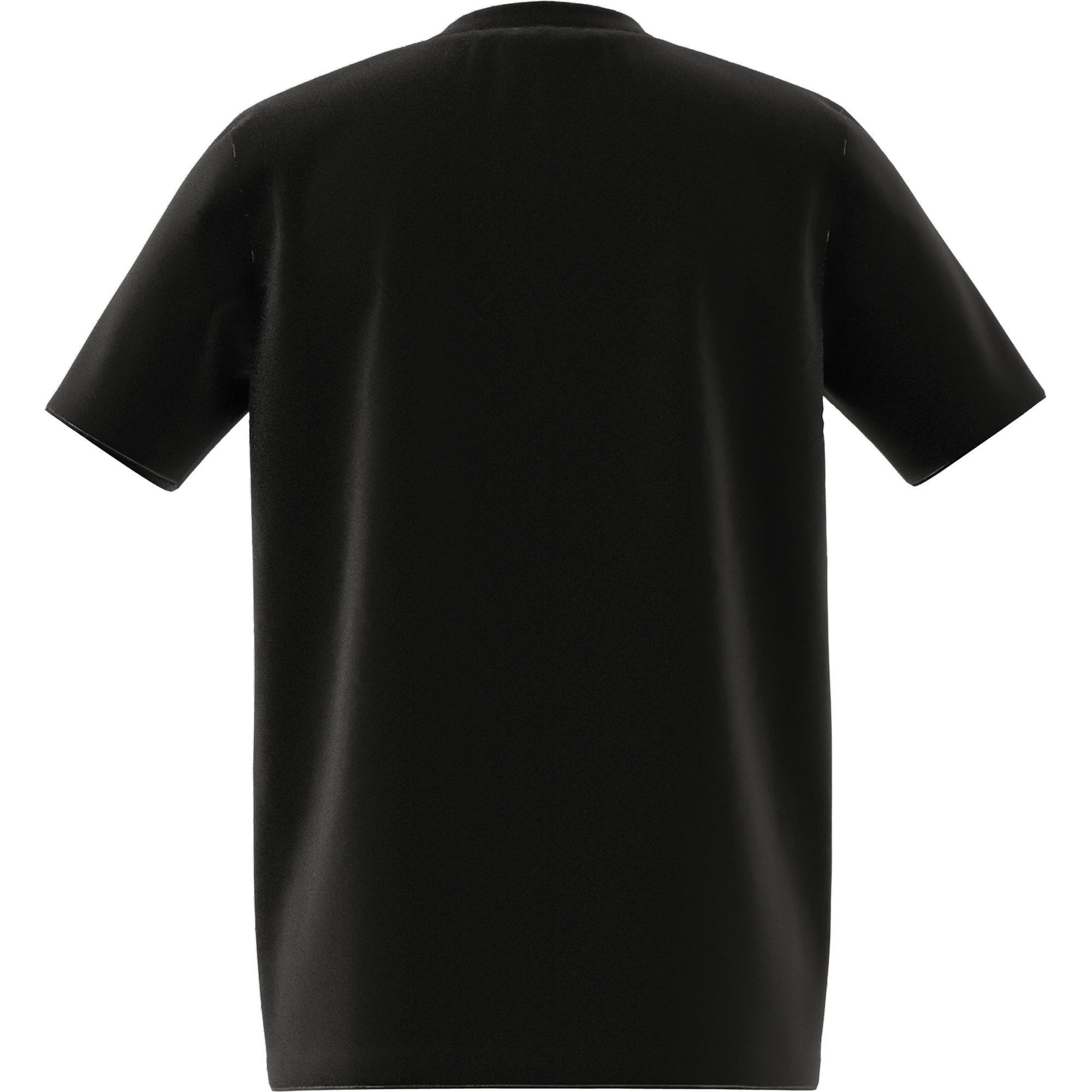 Kids adidas Essentials 3-Stripes T-Shirt, Black, A901_ONE, large image number 6