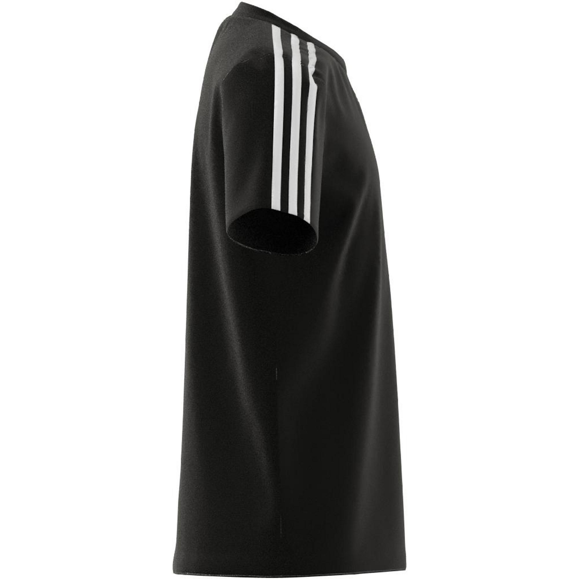Kids adidas Essentials 3-Stripes T-Shirt, Black, A901_ONE, large image number 14