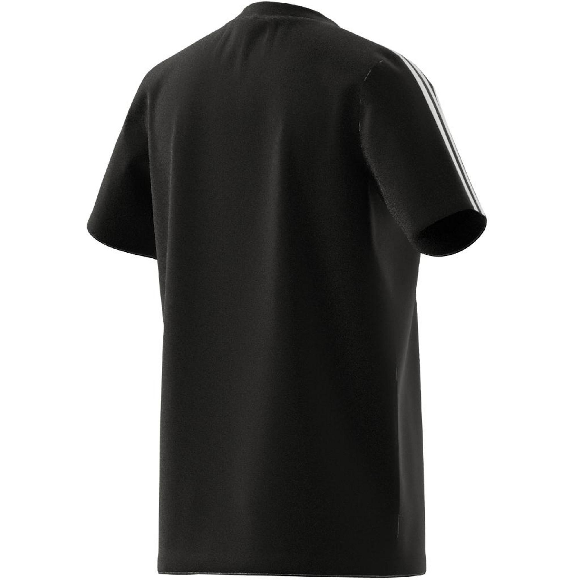 Kids adidas Essentials 3-Stripes T-Shirt, Black, A901_ONE, large image number 21