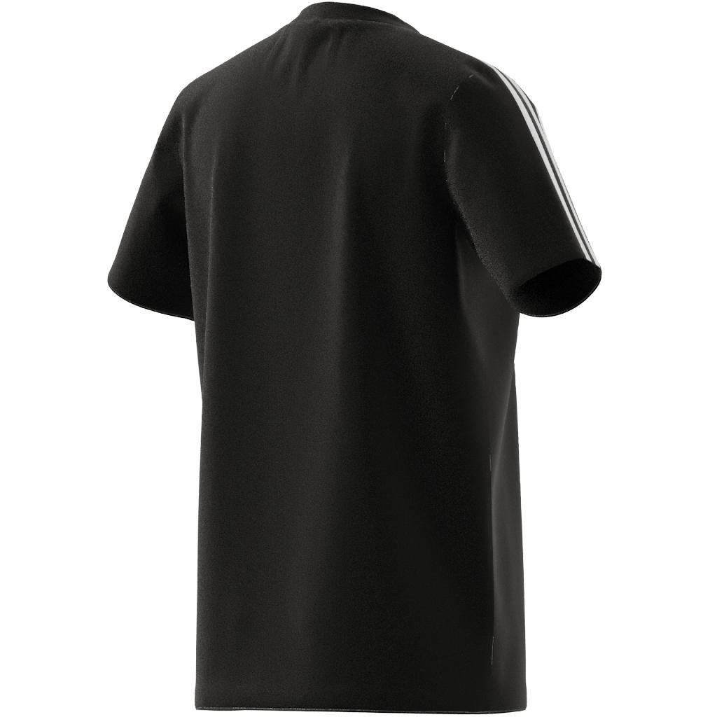 Kids adidas Essentials 3-Stripes T-Shirt, Black, A901_ONE, large image number 24