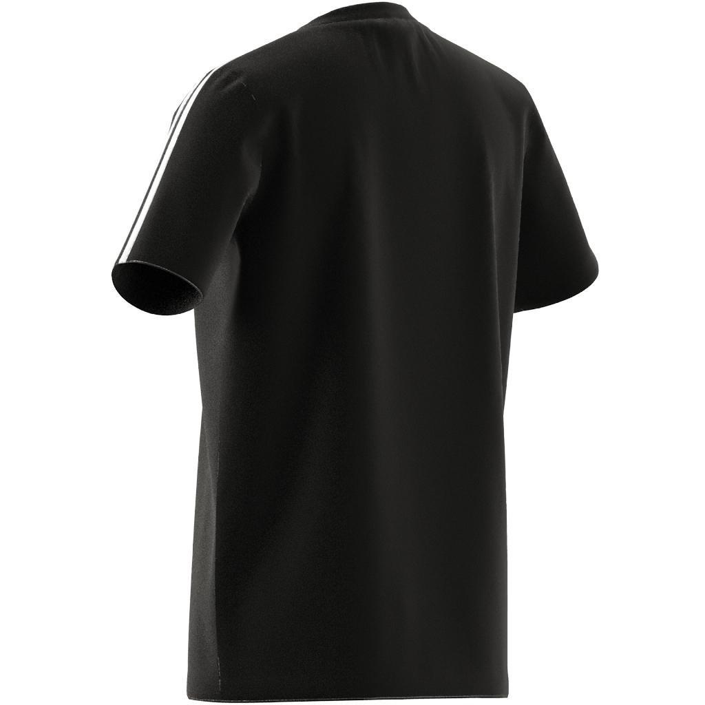 Kids adidas Essentials 3-Stripes T-Shirt, Black, A901_ONE, large image number 32