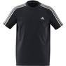Kids Boys Adidas Essentials 3-Stripes T-Shirt Crew, Navy, A901_ONE, thumbnail image number 14