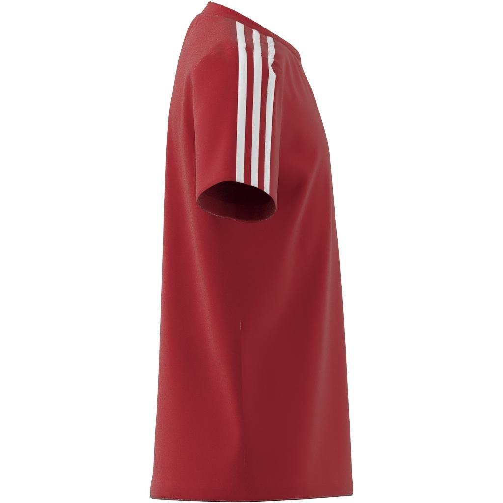 Kids Essentials 3-Stripes T-Shirt, Red, A901_ONE, large image number 7