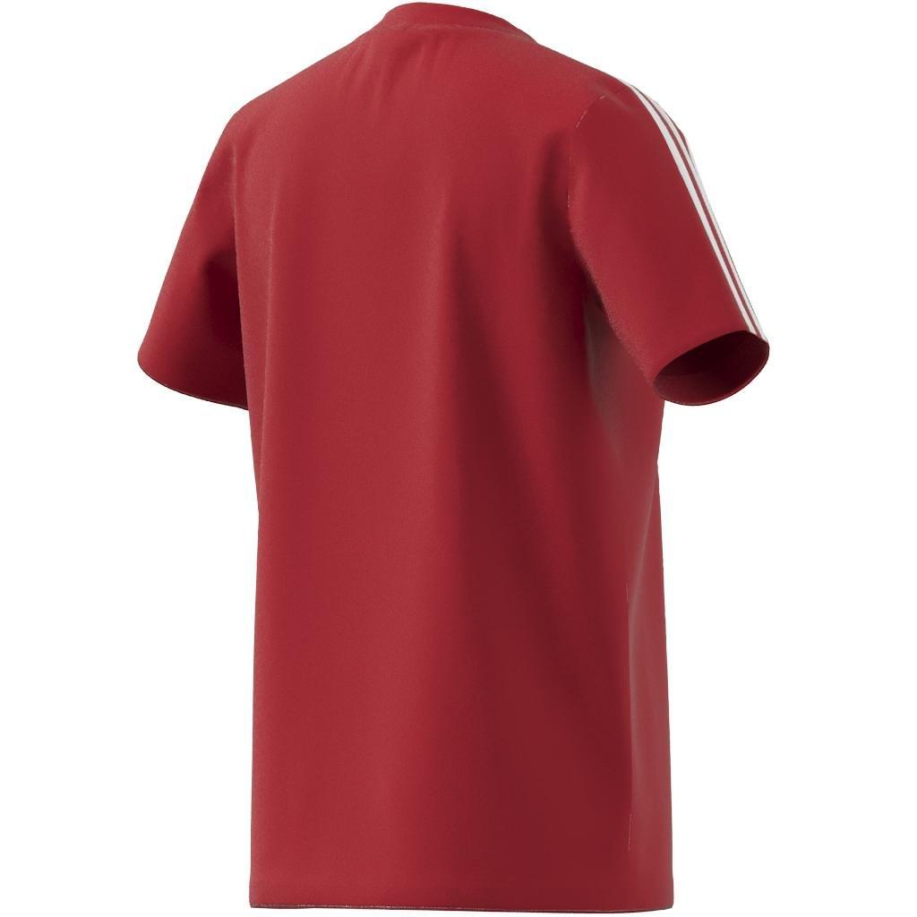 Kids Essentials 3-Stripes T-Shirt, Red, A901_ONE, large image number 9