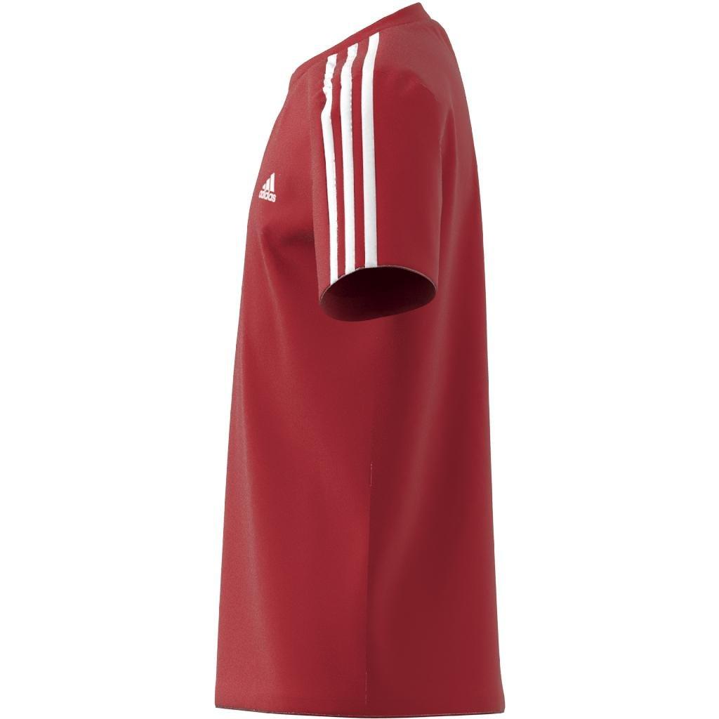 Kids Essentials 3-Stripes T-Shirt, Red, A901_ONE, large image number 11