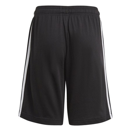 Kids Boys Adidas Essentials 3-Stripes Shorts, Black, A901_ONE, large image number 2