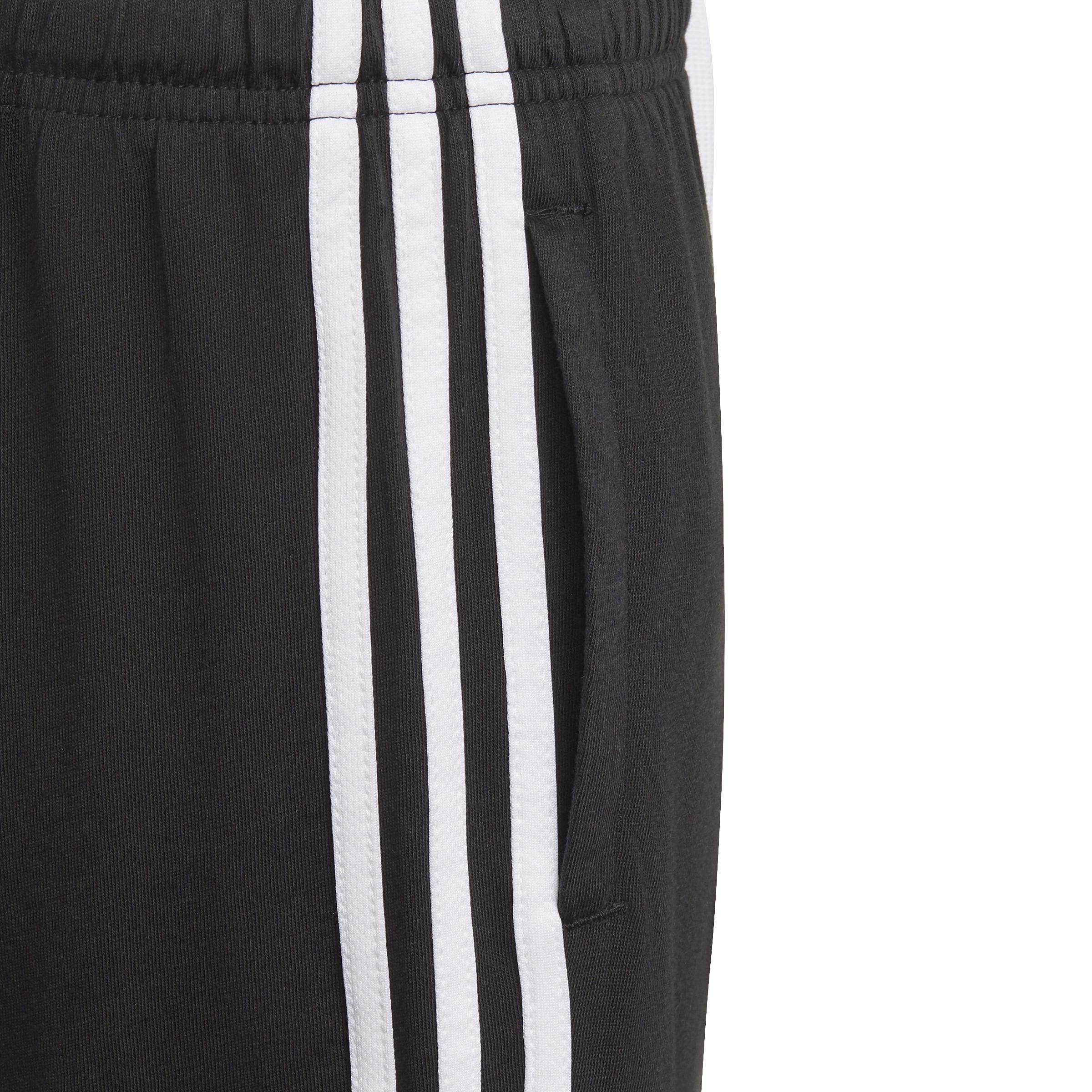 Kids Essentials 3-Stripes Shorts, Black, A901_ONE, large image number 4