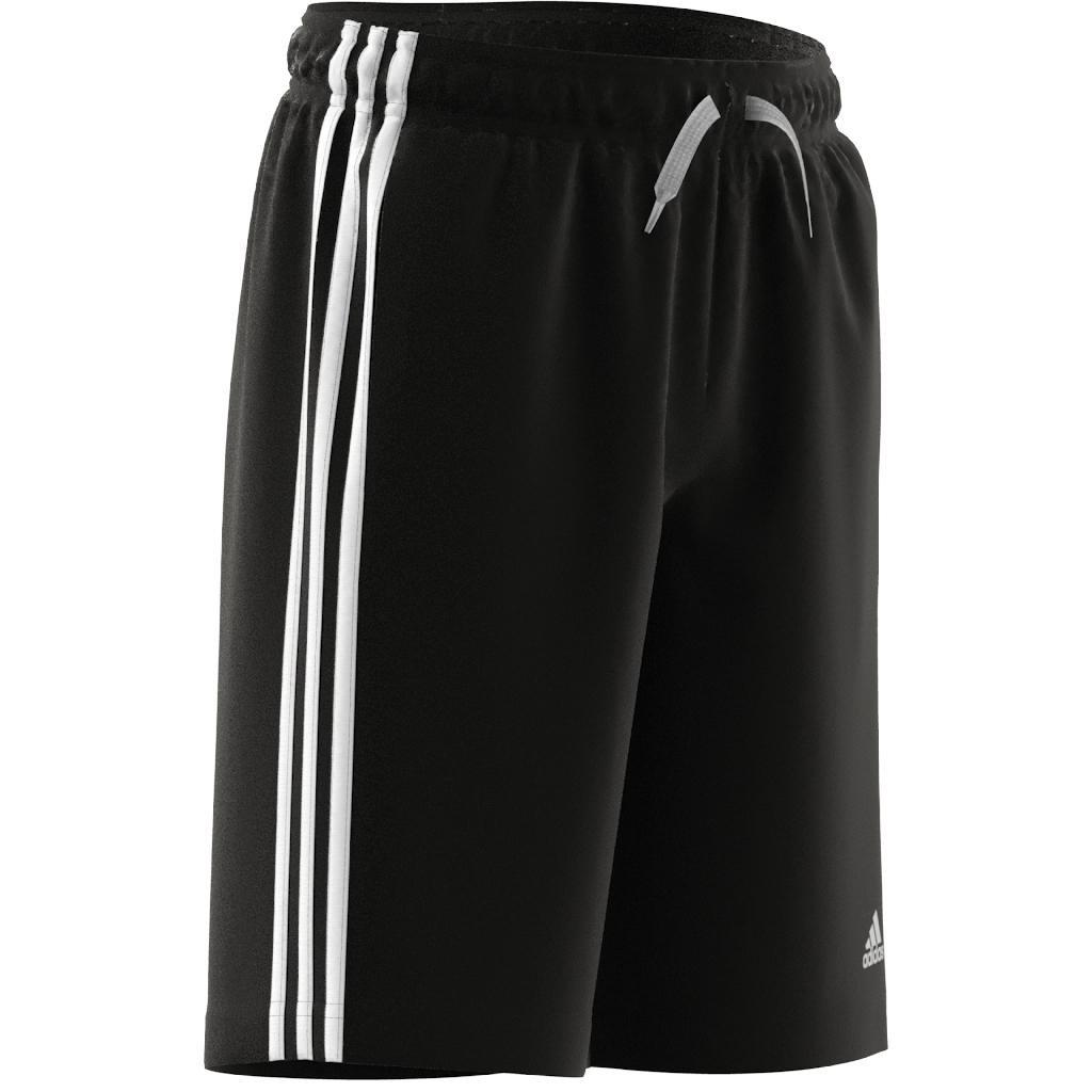 Kids Essentials 3-Stripes Shorts, Black, A901_ONE, large image number 7