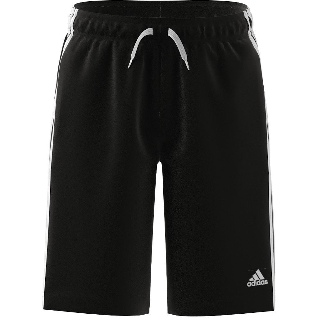 Kids Essentials 3-Stripes Shorts, Black, A901_ONE, large image number 10