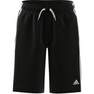 Kids Boys Adidas Essentials 3-Stripes Shorts, Black, A901_ONE, thumbnail image number 10