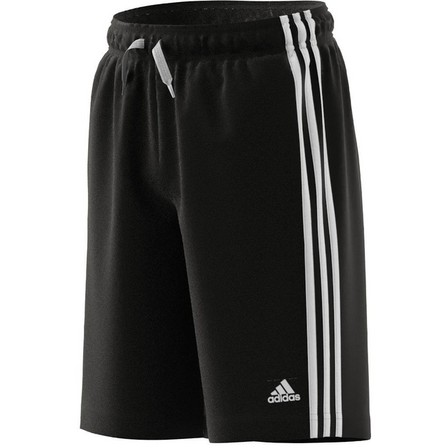 Kids Boys Adidas Essentials 3-Stripes Shorts, Black, A901_ONE, large image number 12