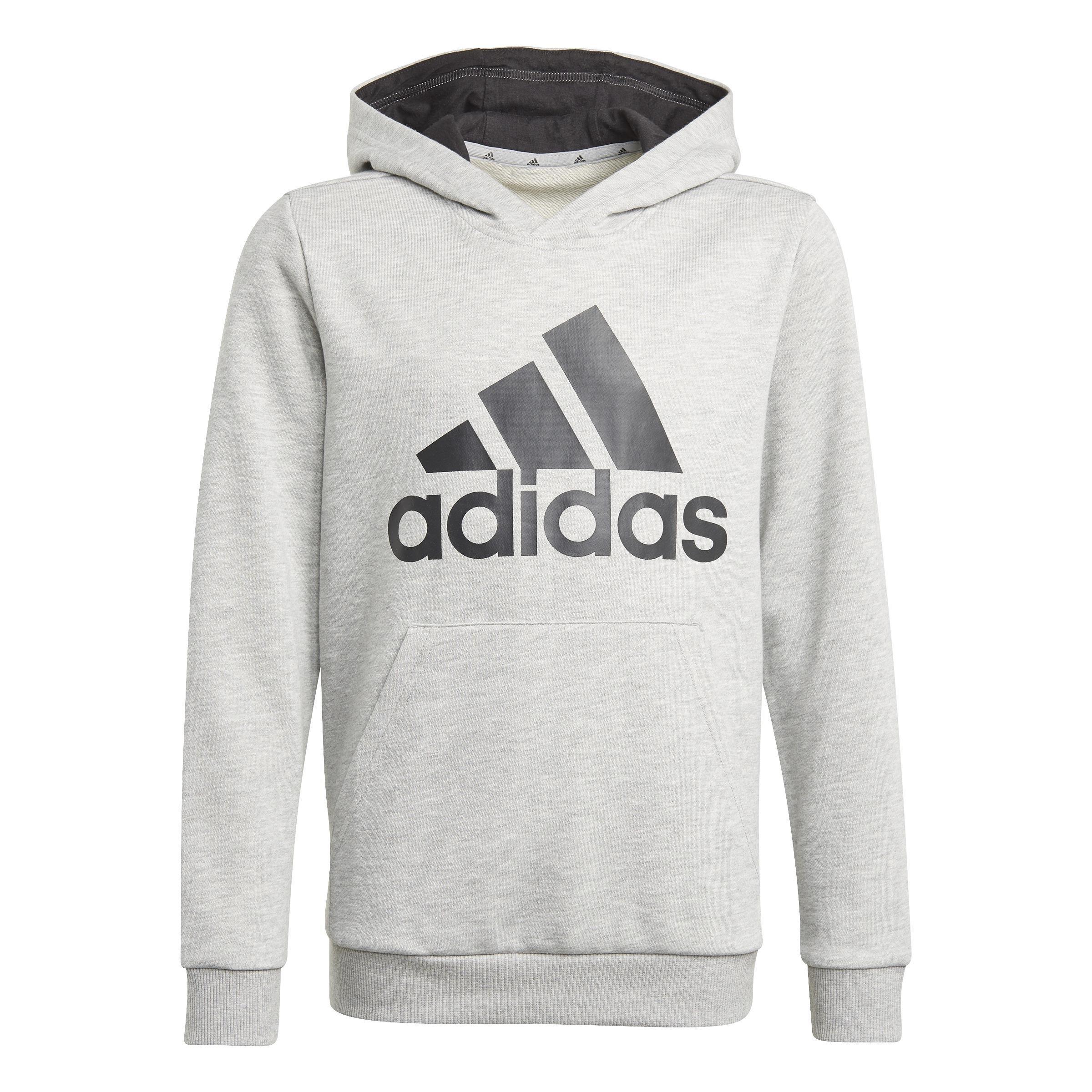 Kids adidas Essentials Hoodie, Grey, A901_ONE, large image number 0