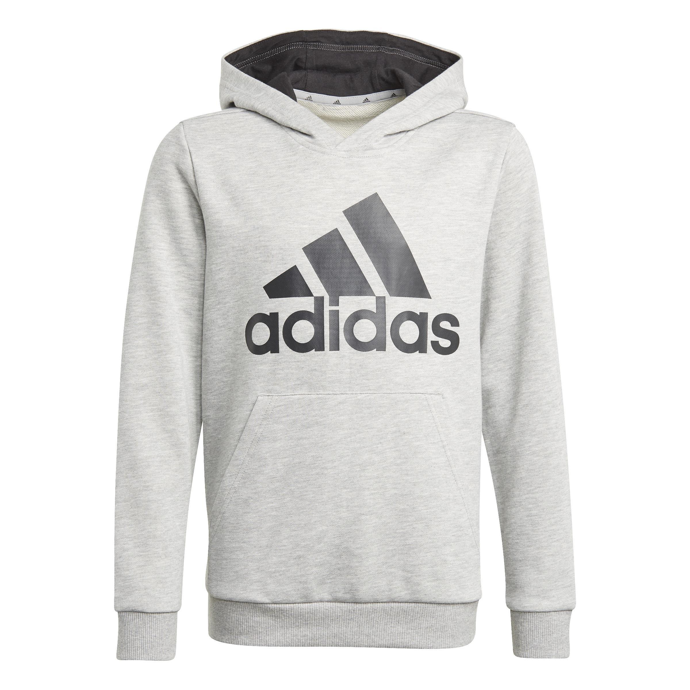 Kids adidas Essentials Hoodie, Grey, A901_ONE, large image number 1