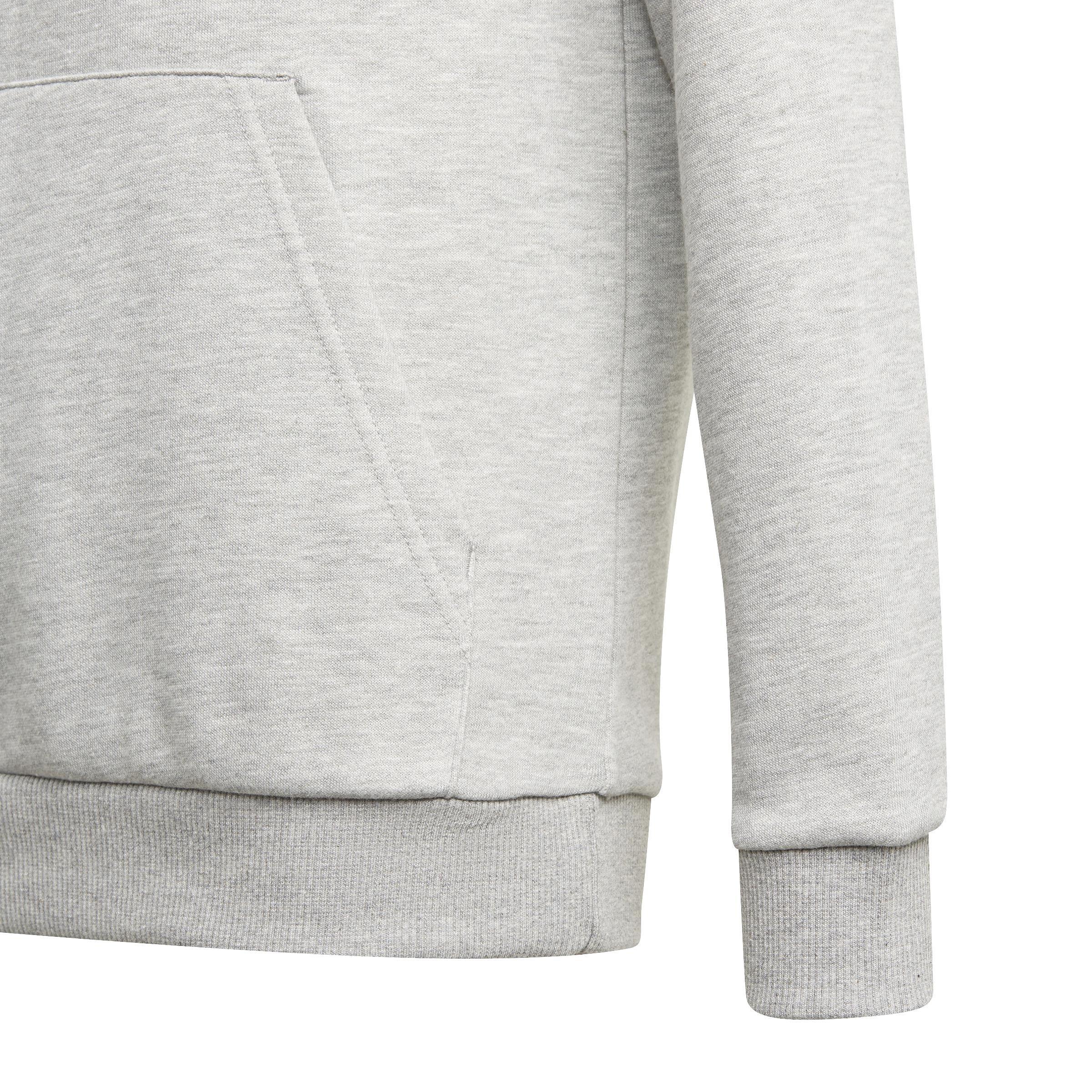 Kids adidas Essentials Hoodie, Grey, A901_ONE, large image number 4
