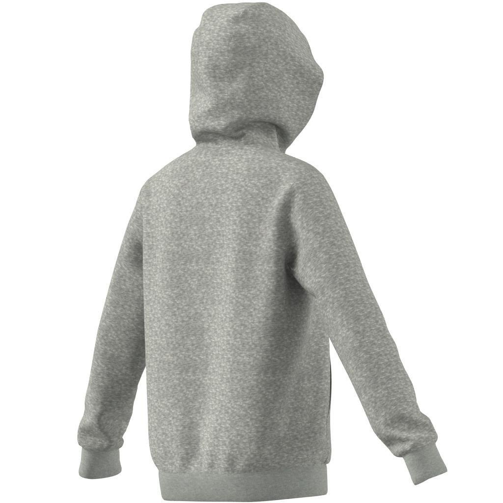 Kids adidas Essentials Hoodie, Grey, A901_ONE, large image number 12
