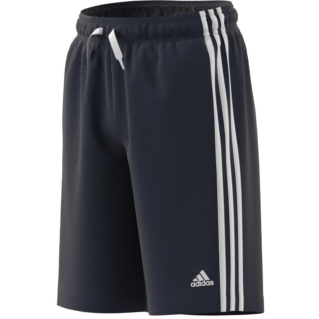 Kids Essentials 3-Stripes Shorts, Blue, A901_ONE, large image number 5