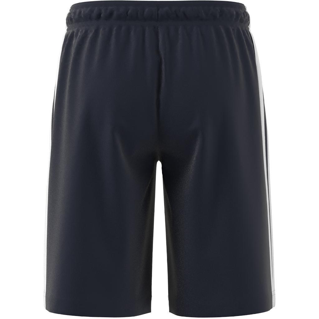 Kids Essentials 3-Stripes Shorts, Blue, A901_ONE, large image number 6