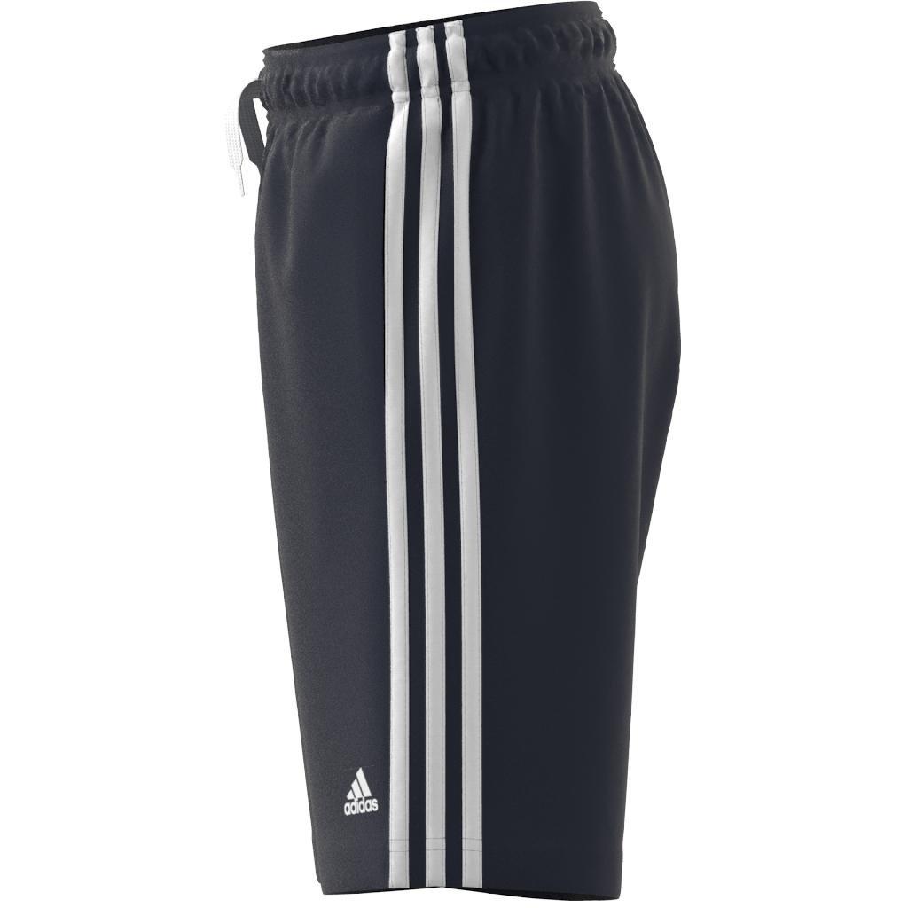Kids Essentials 3-Stripes Shorts, Blue, A901_ONE, large image number 7